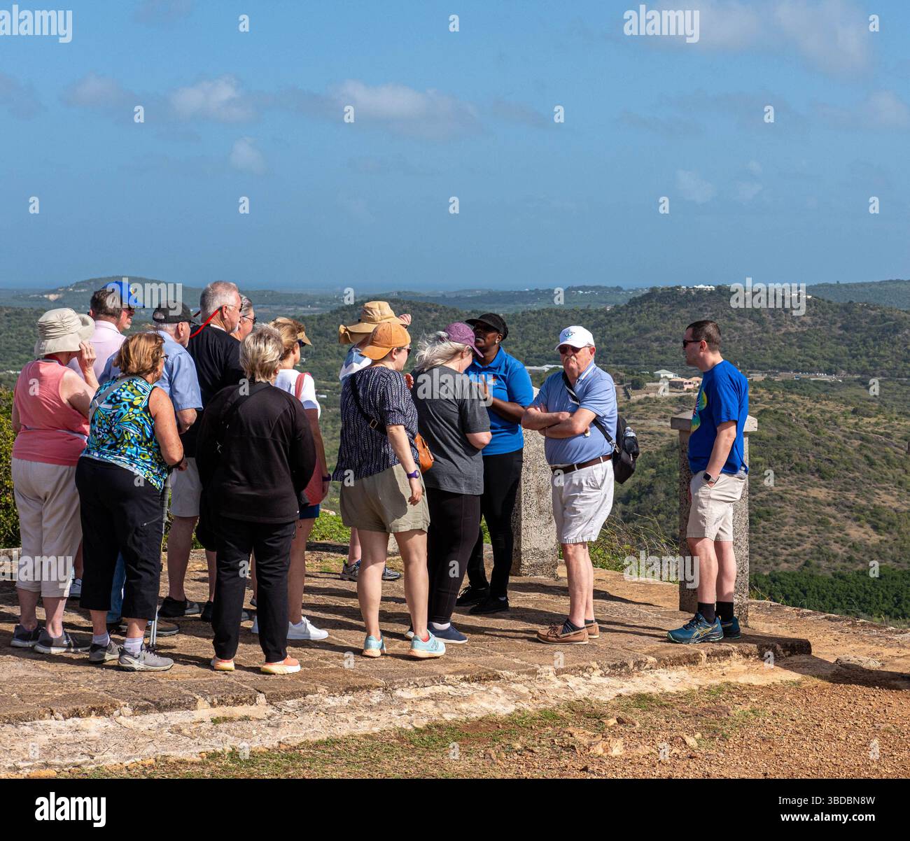 ANTIGUA, WEST INDIES - February 3, 2025: Tour on Shirley Heights in ...