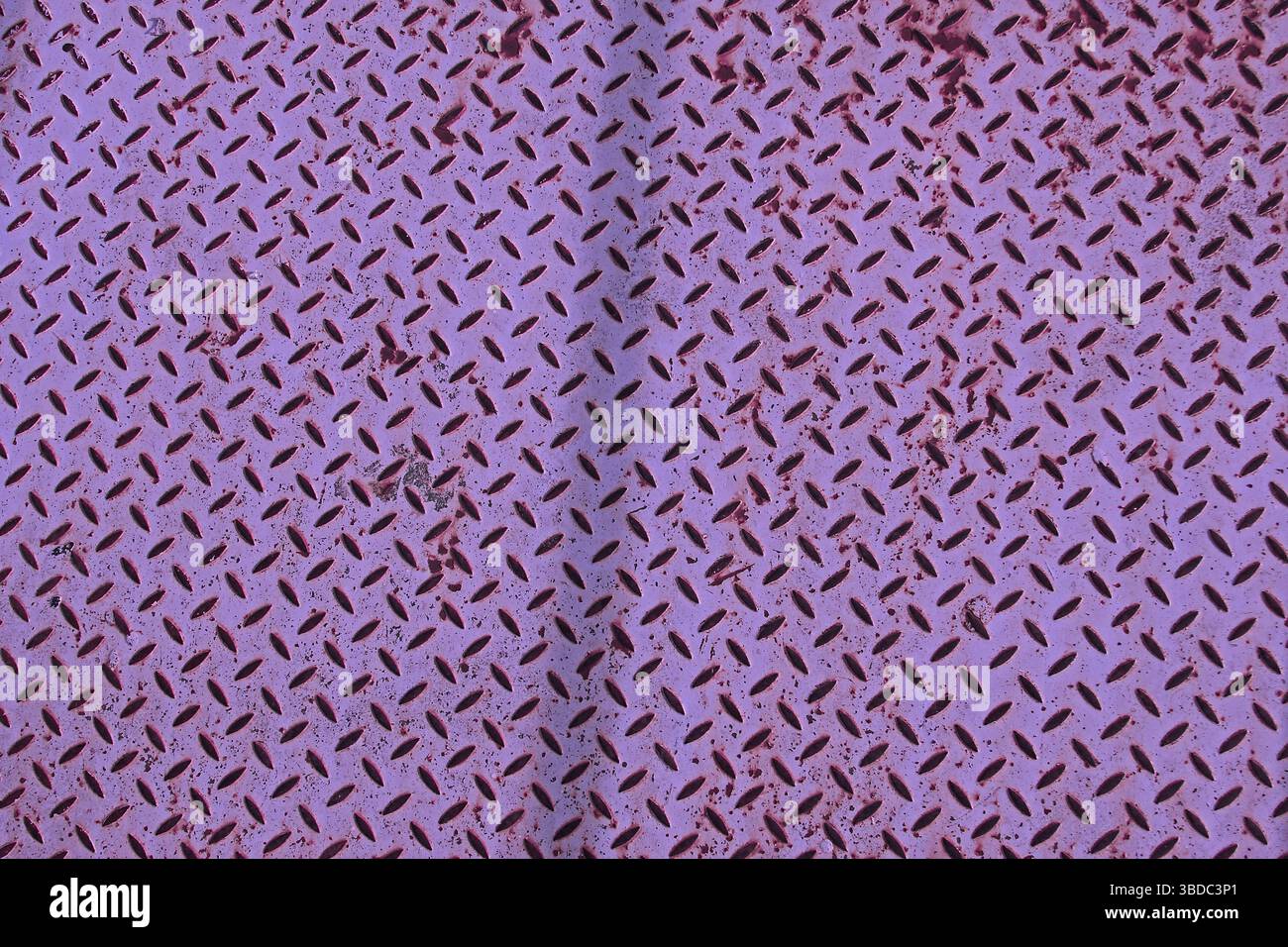 Background, violet coloured checker plate Purple background: violet coloured checker plate Stock Photo