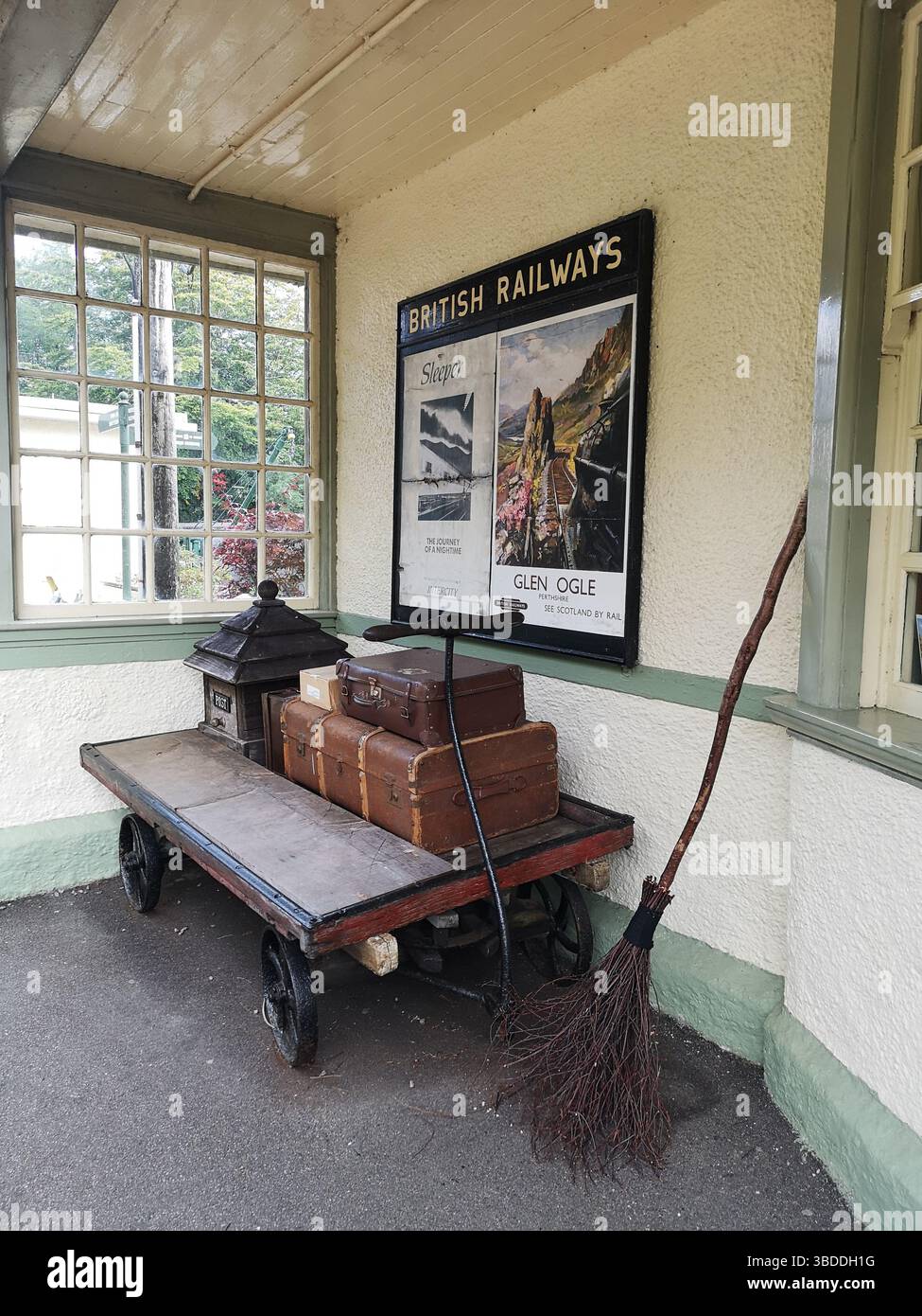 Glenfinnan Viaduct in Scotland made famous by scenes from Harry Potter films and the Hogwart's Express. - Smartphone Captured Stock Image