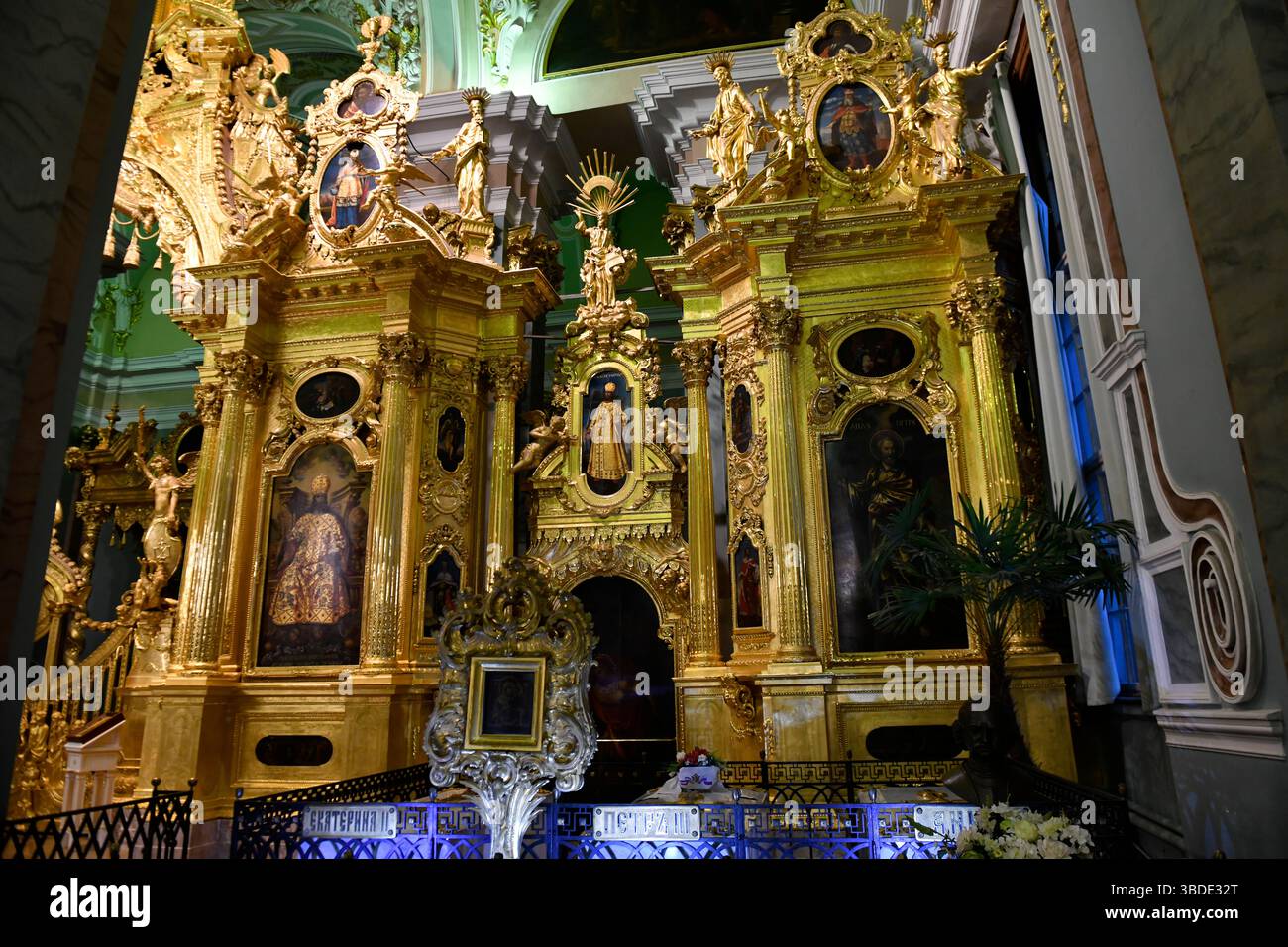 Interior of the Peter and Paul Fortress in St. Petersburg,Russia. Stock Photo