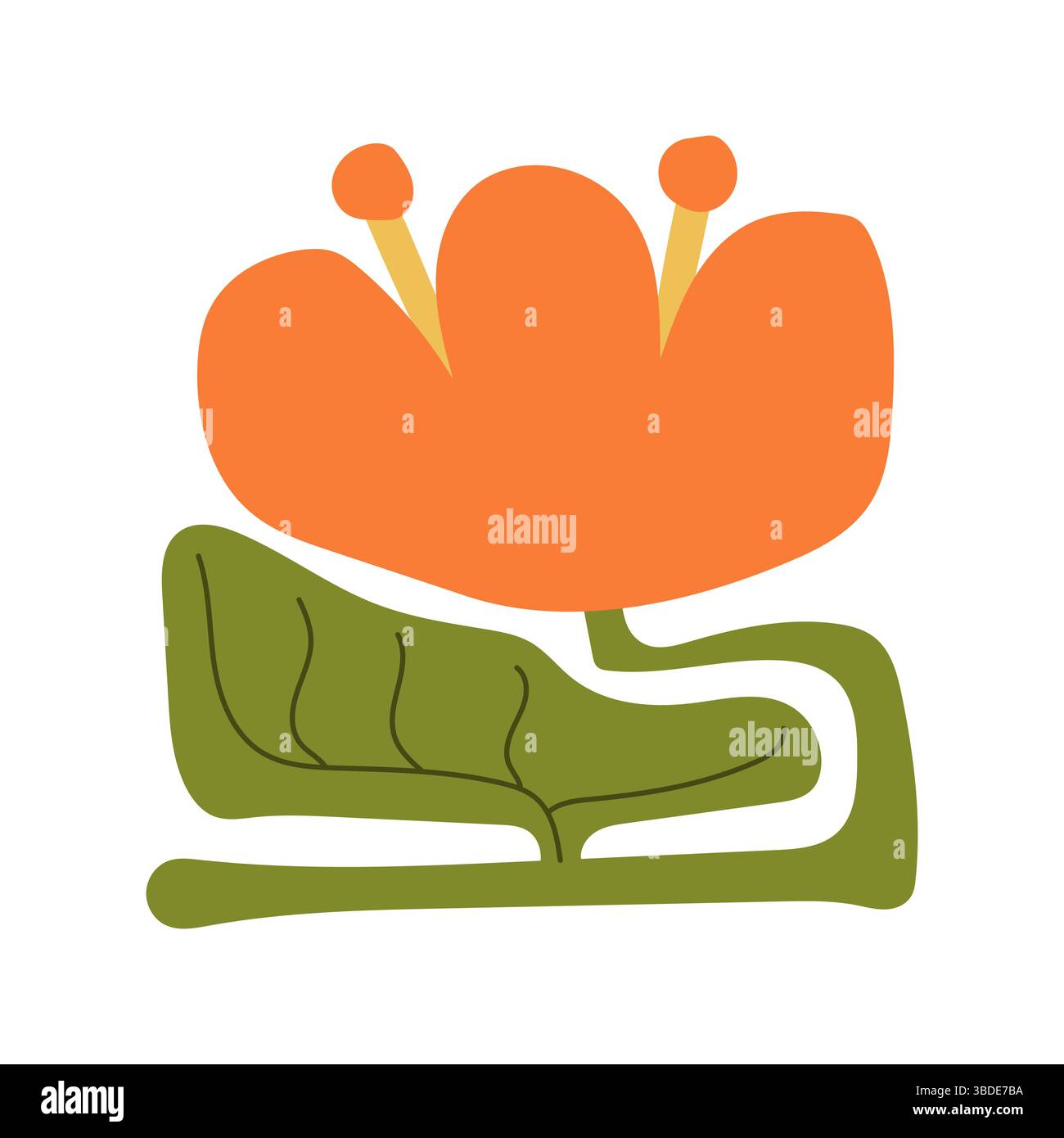 Botanical Doodle Background Art Stock Vector Image Art Alamy