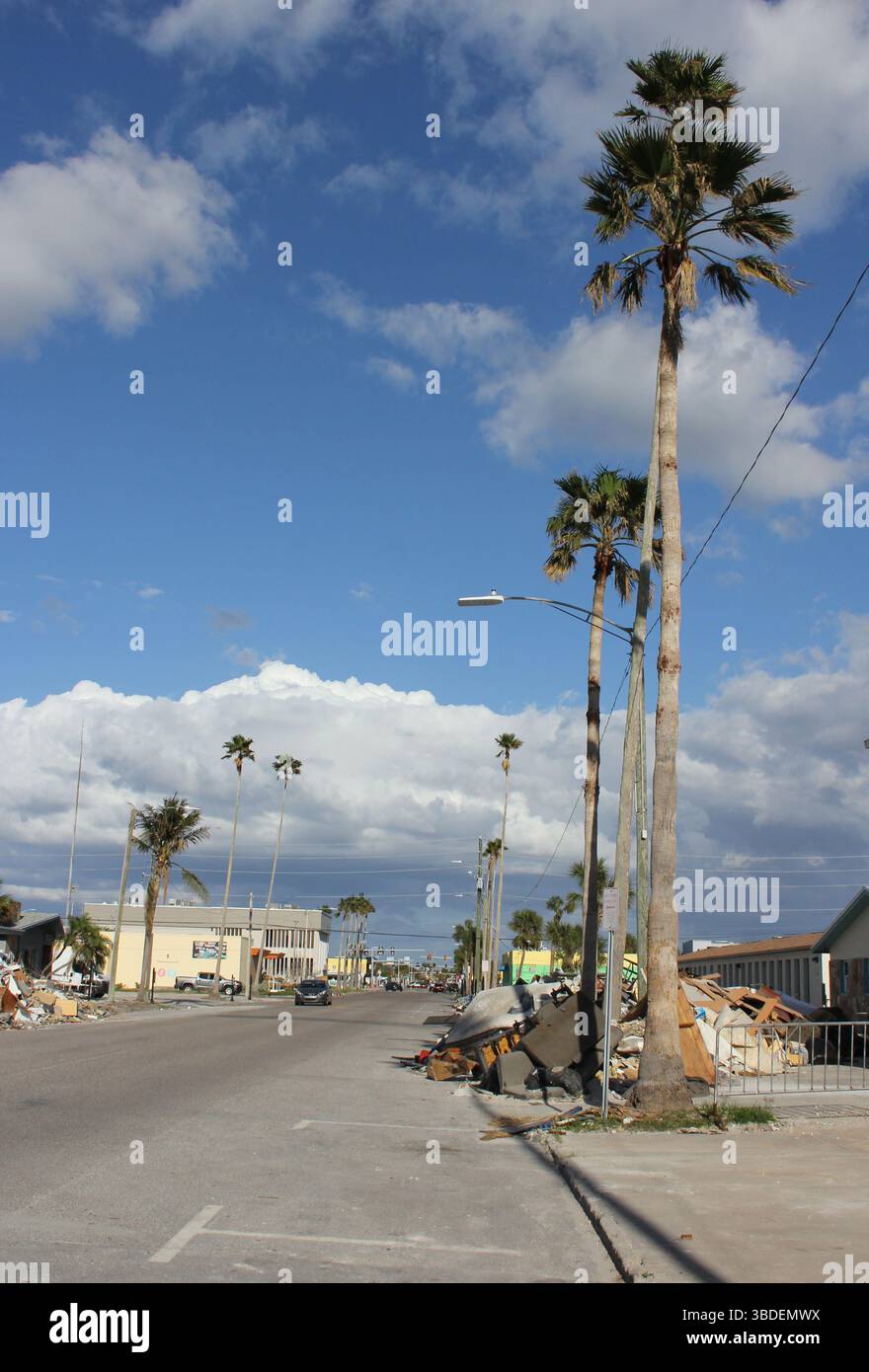 Storm Damage in St Pete Beach FL After Hurricane Milton Stock Photo Alamy