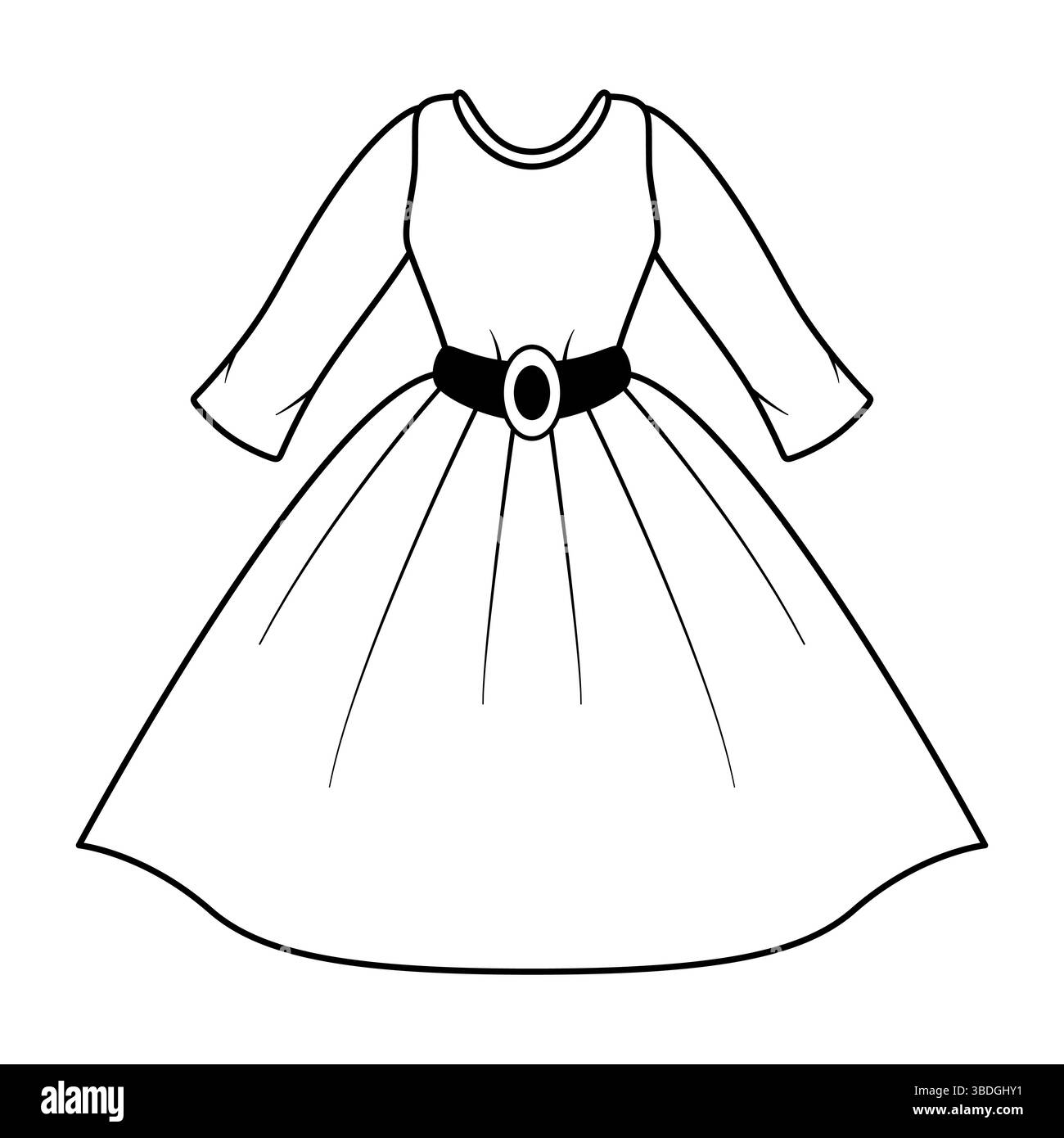 Elegant white outfit Stock Vector Images Alamy