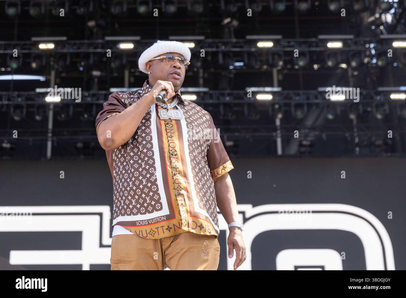 Earl Riser Rapper Napa, USA. 23rd May, 2025. Rapper E-40 (Earl Tywone Stevens) during the ...