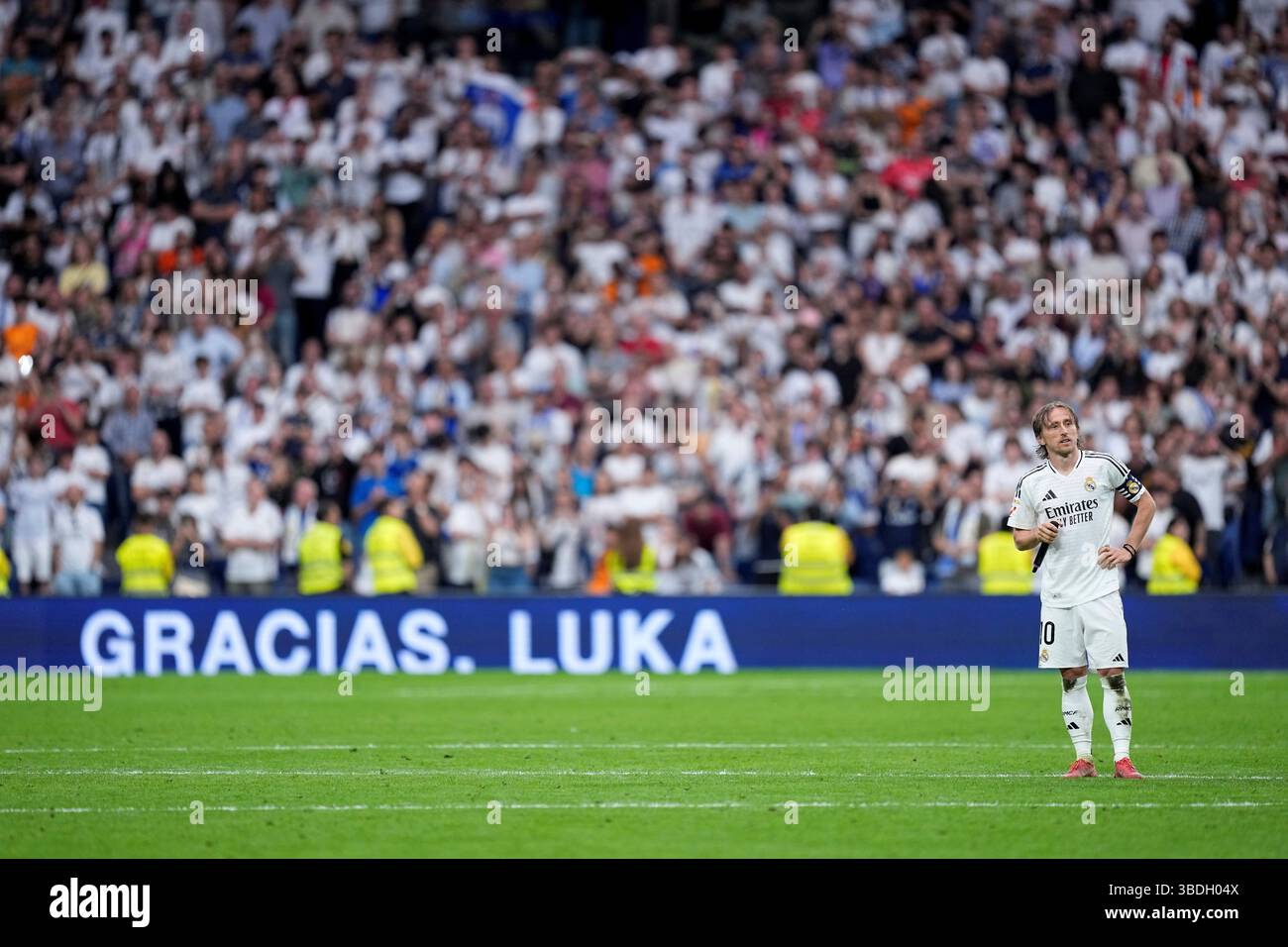 Tribute to Luka Modric of Real Madrid during the Spanish League, LaLiga ...