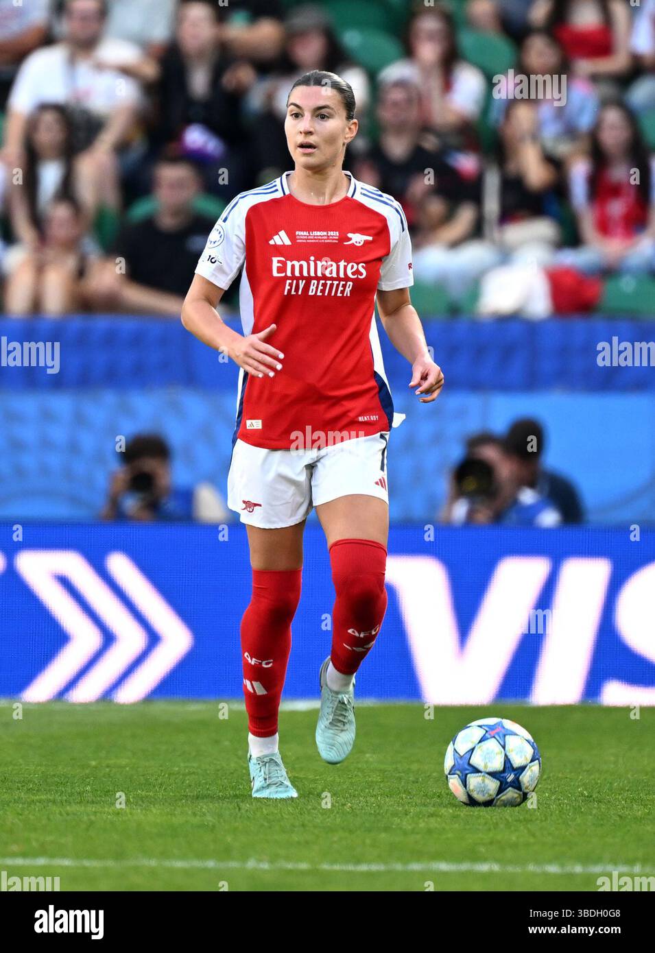 Arsenal's Steph Catley in action during the UEFA Women's Champions ...