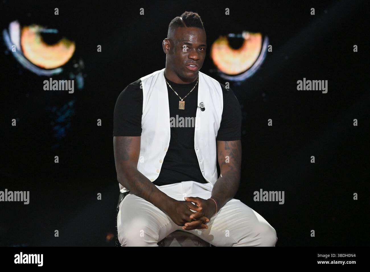 Roma, Lazio. 07th May, 2025. The Italian footballer Mario Balotelli ...