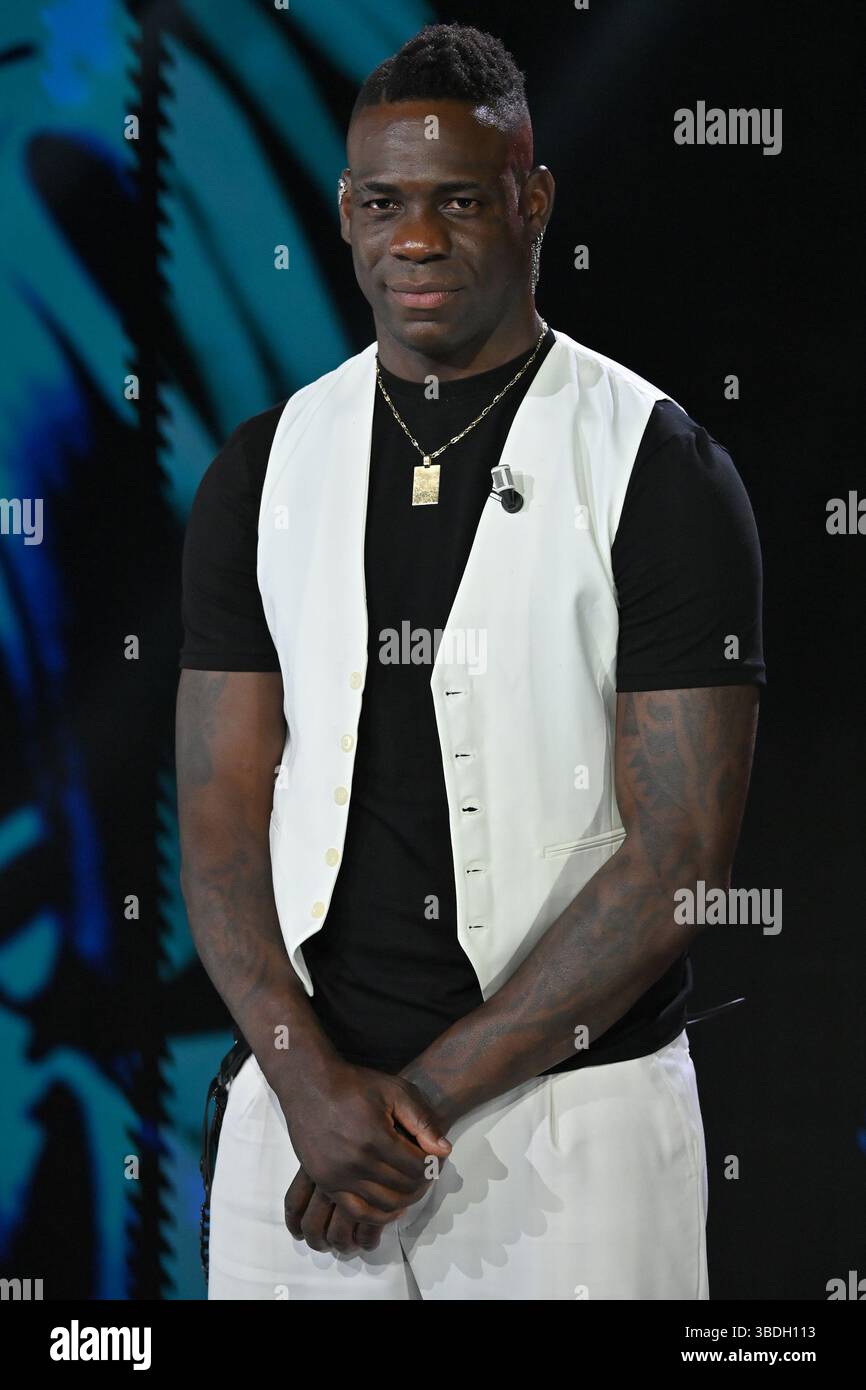 Roma, Lazio. 07th May, 2025. The Italian footballer Mario Balotelli ...