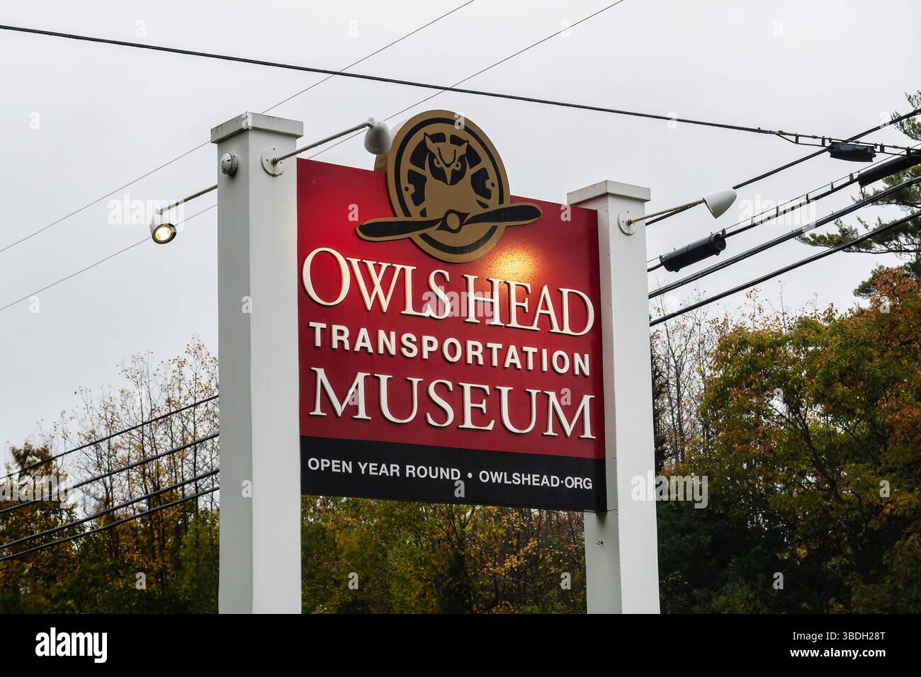Owls Head, Maine - Oct. 14, 2024: The Owls Head Transportation Museum ...