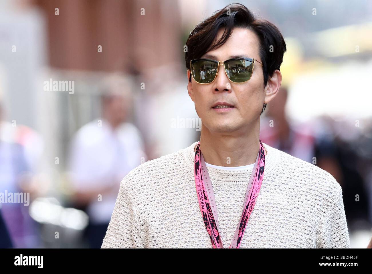 Paddock Actor Monaco, Monaco. 24th May, 2025. Actor Lee Jung-jae looks on in the ...