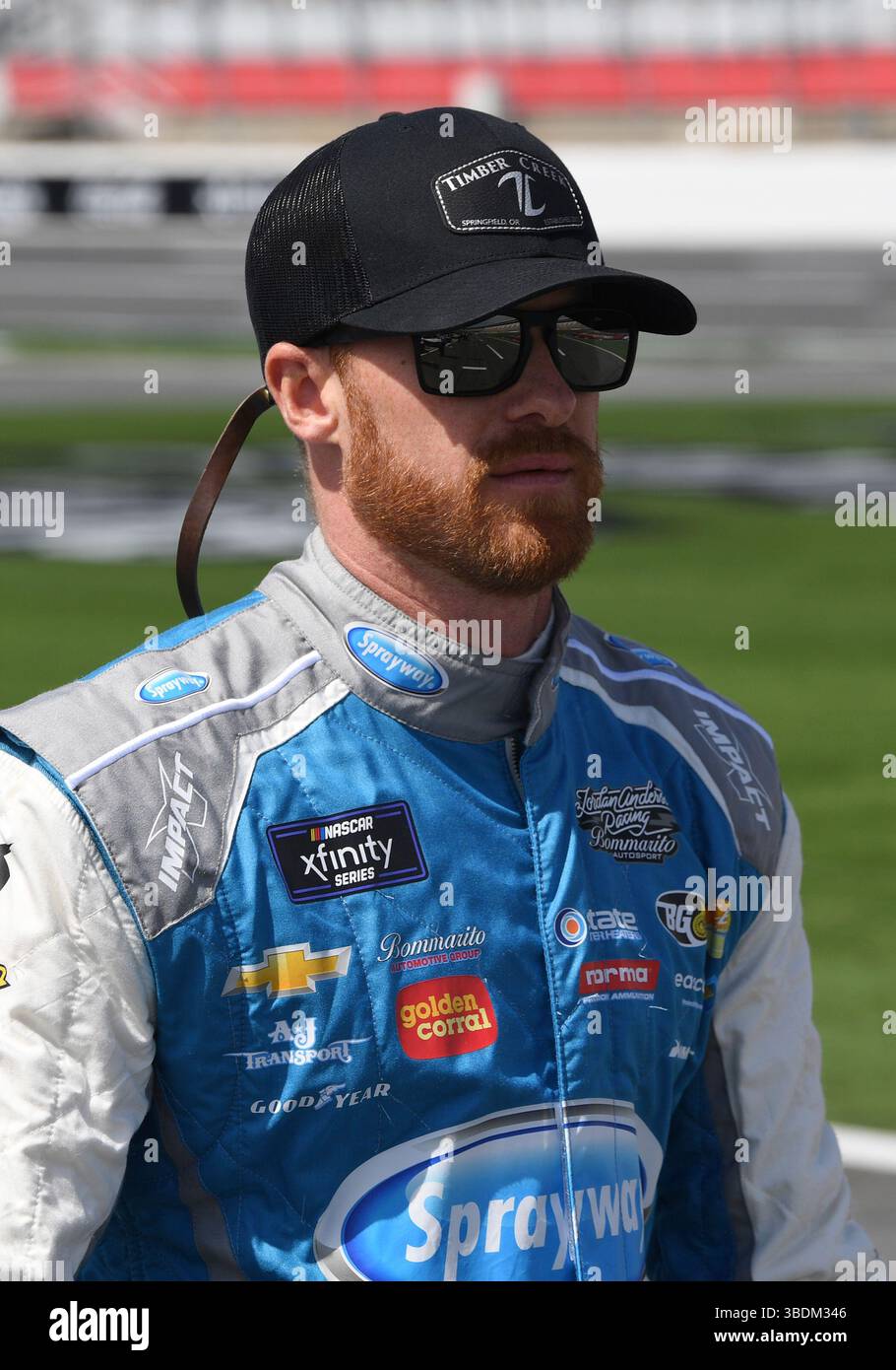 CHARLOTTE, NC - MAY 24: Jeb Burton (#27 Jordan Anderson Racing Timber ...