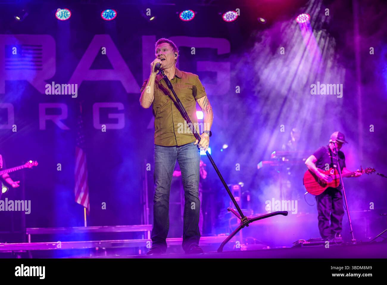 Denham Springs, LA, USA. 24th May, 2025. Craig Morgan performs during ...