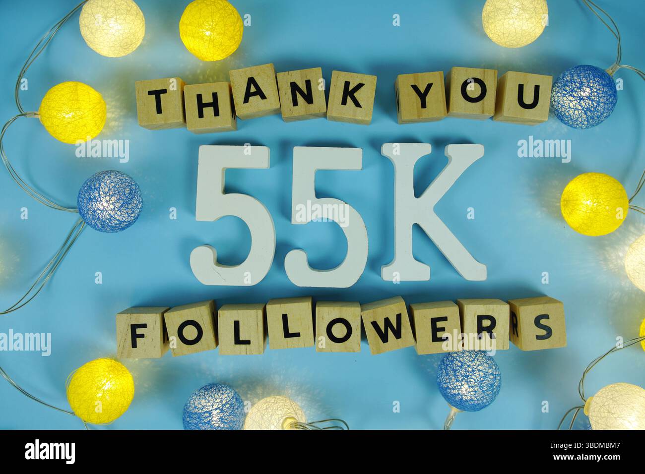 Thank 55000 55k followers hi-res stock photography and images - Alamy