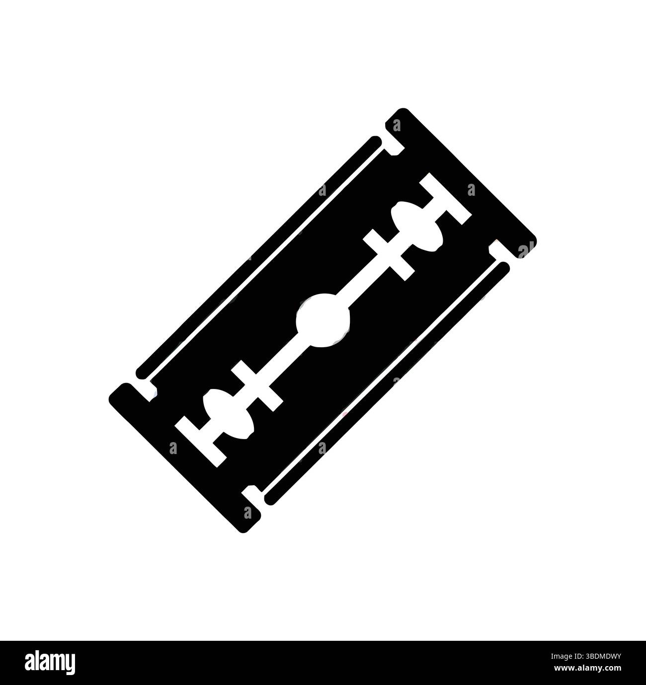 Classic razor blade silhouette Stock Vector Image & Art - Alamy