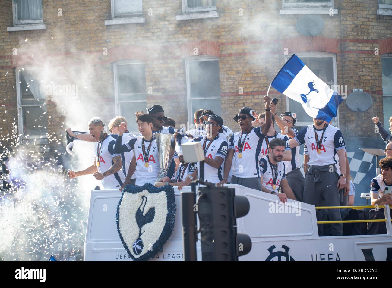 Tottenham Hotspurs 2025 winners parade Stock Photo - Alamy