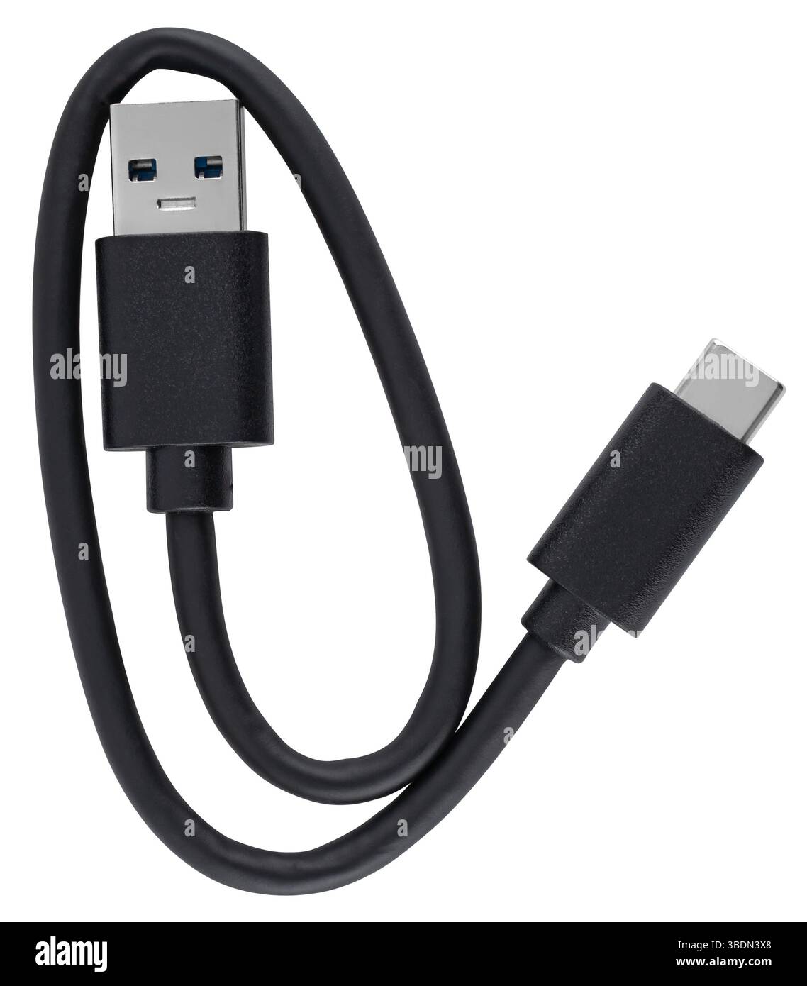 Usb To Type C Cable In Black Plastic Insulation Universal Photo Inspiration