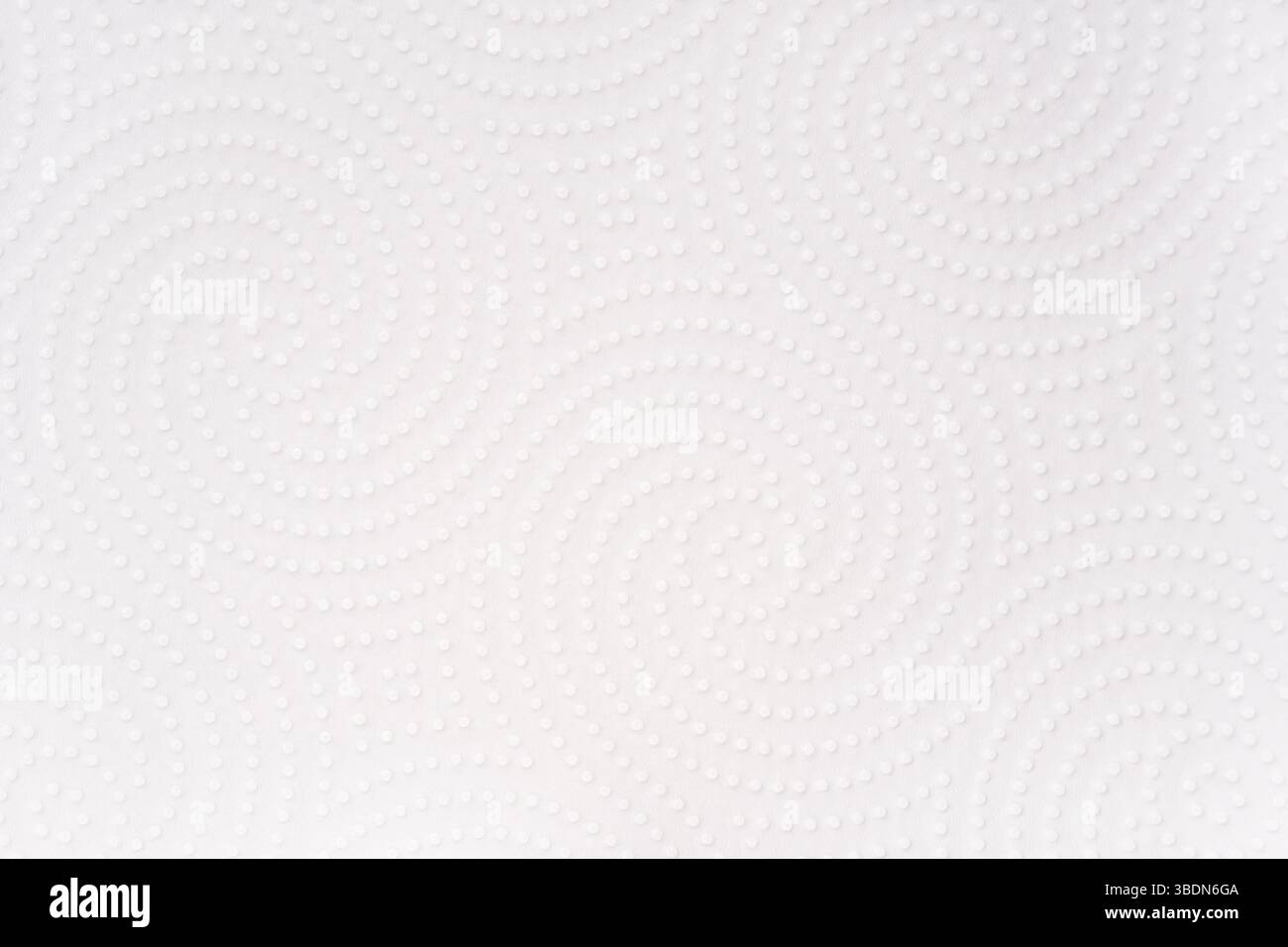 The texture of a white paper towel. Macro. Soft, delicate paper. Stock Photo