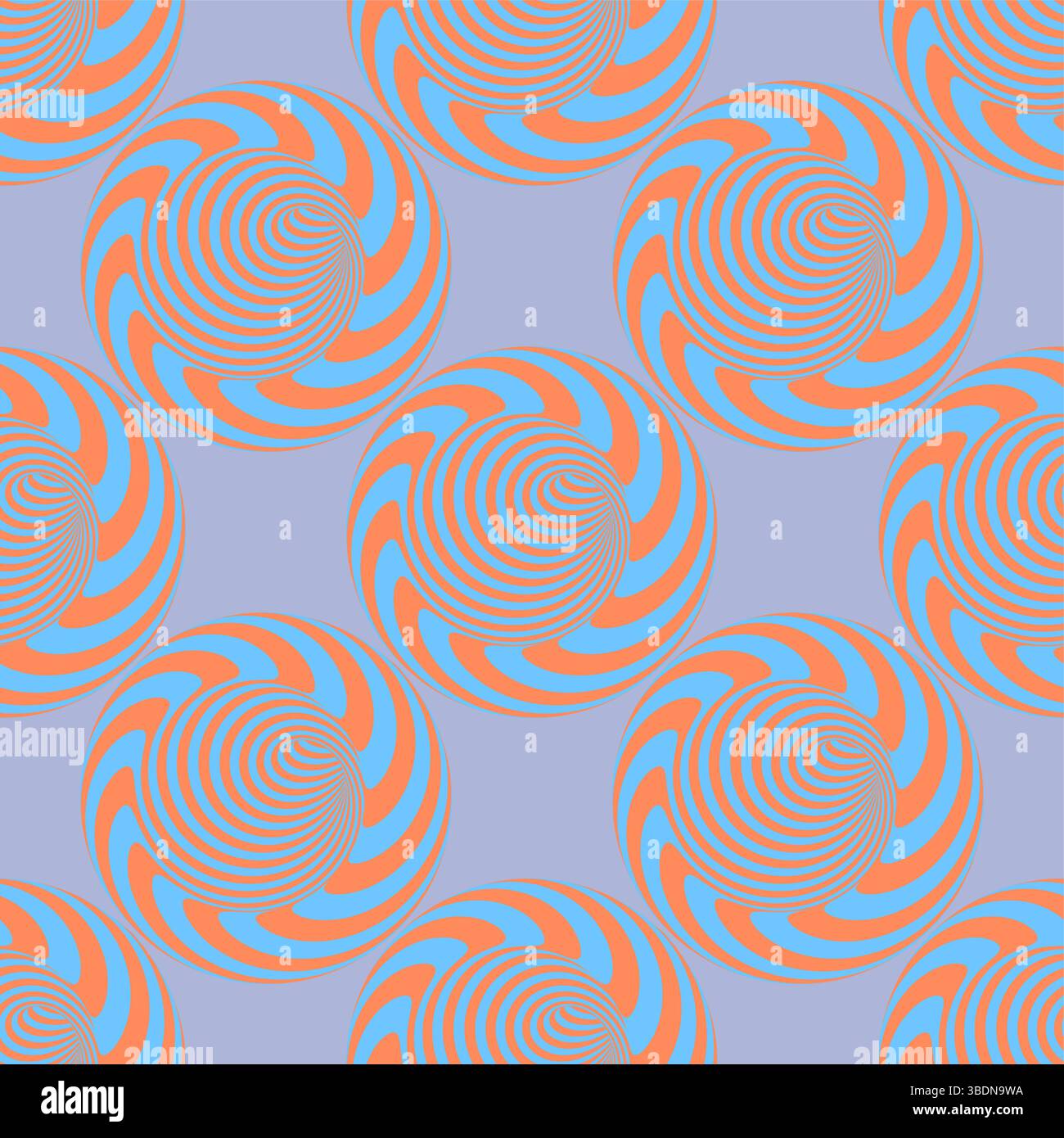 Striped background with optical illusion. Simple graphic design. 3d vector illustration. Stock Vector