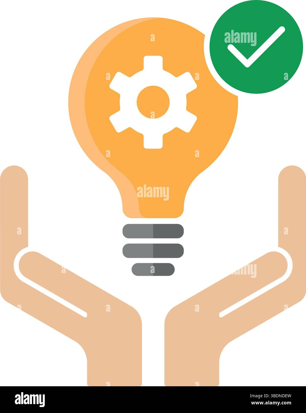Minimalist Business strategy icon vector Stock Vector