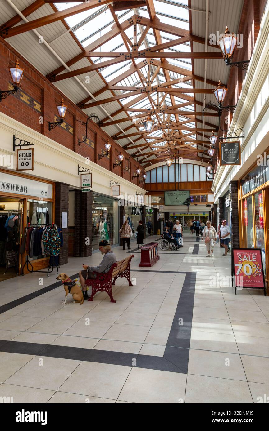 Victoria shopping centre, Llandudno, Wales, UK. 2025 Stock Photo