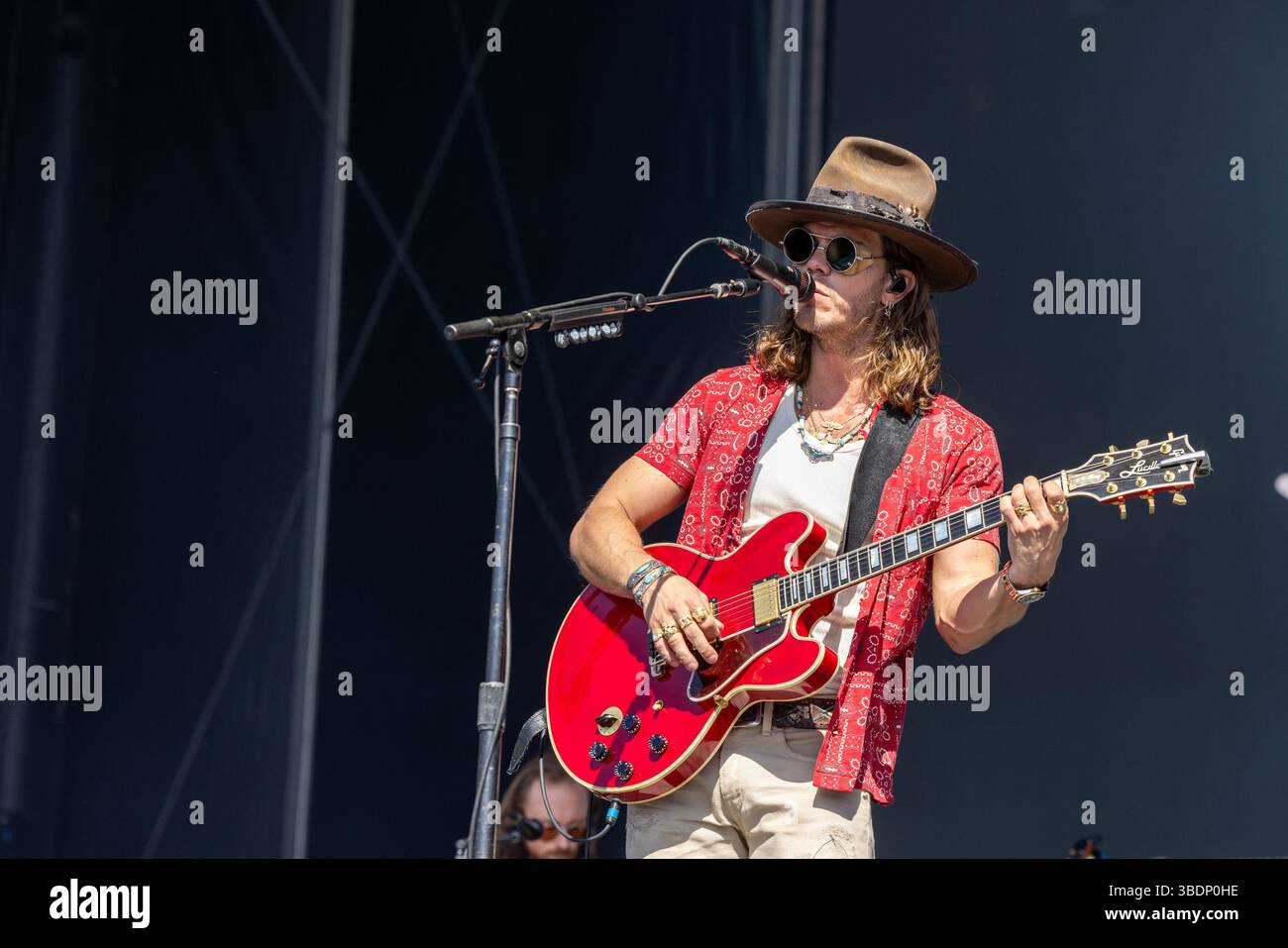 Jokull 'JJ' Juliusson of Kaleo during the BottleRock Music Festival on ...