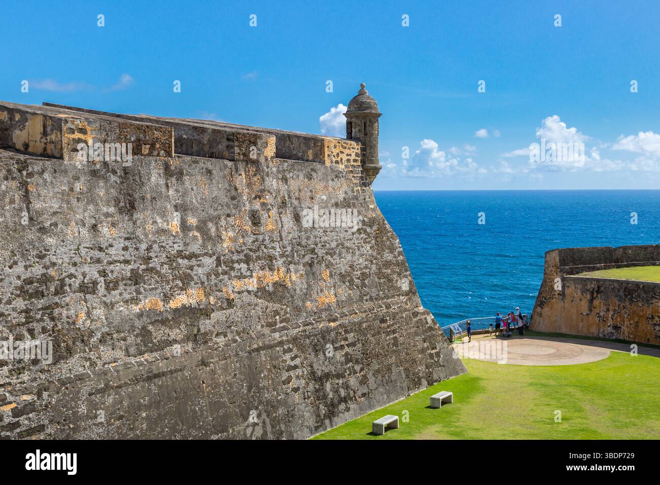 Sentyr Post Watch tower sentry post in Castillo San Cristobal along the northern ...