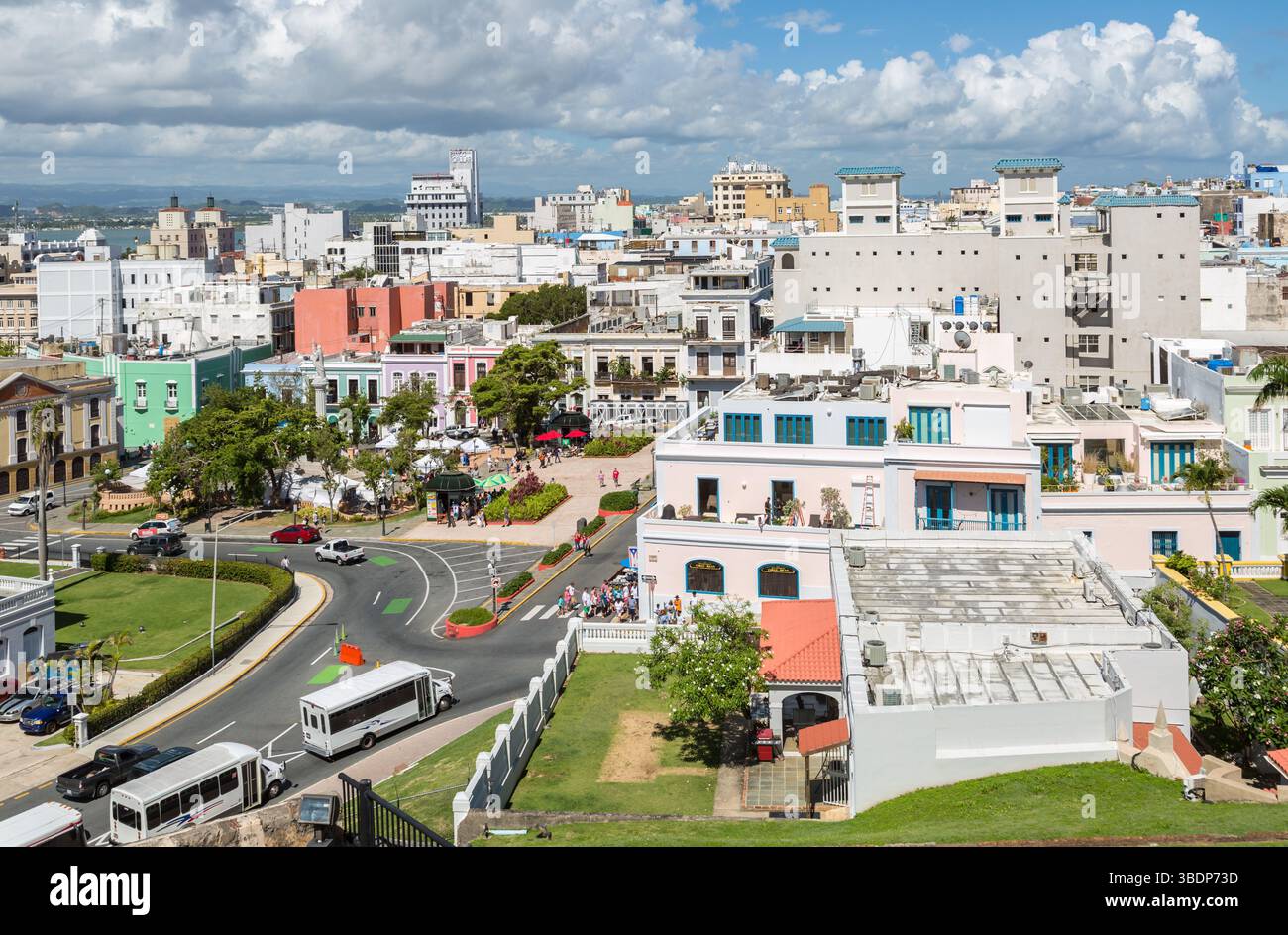 City skyline in Old San Juan, Puerto Rico Stock Photo - Alamy