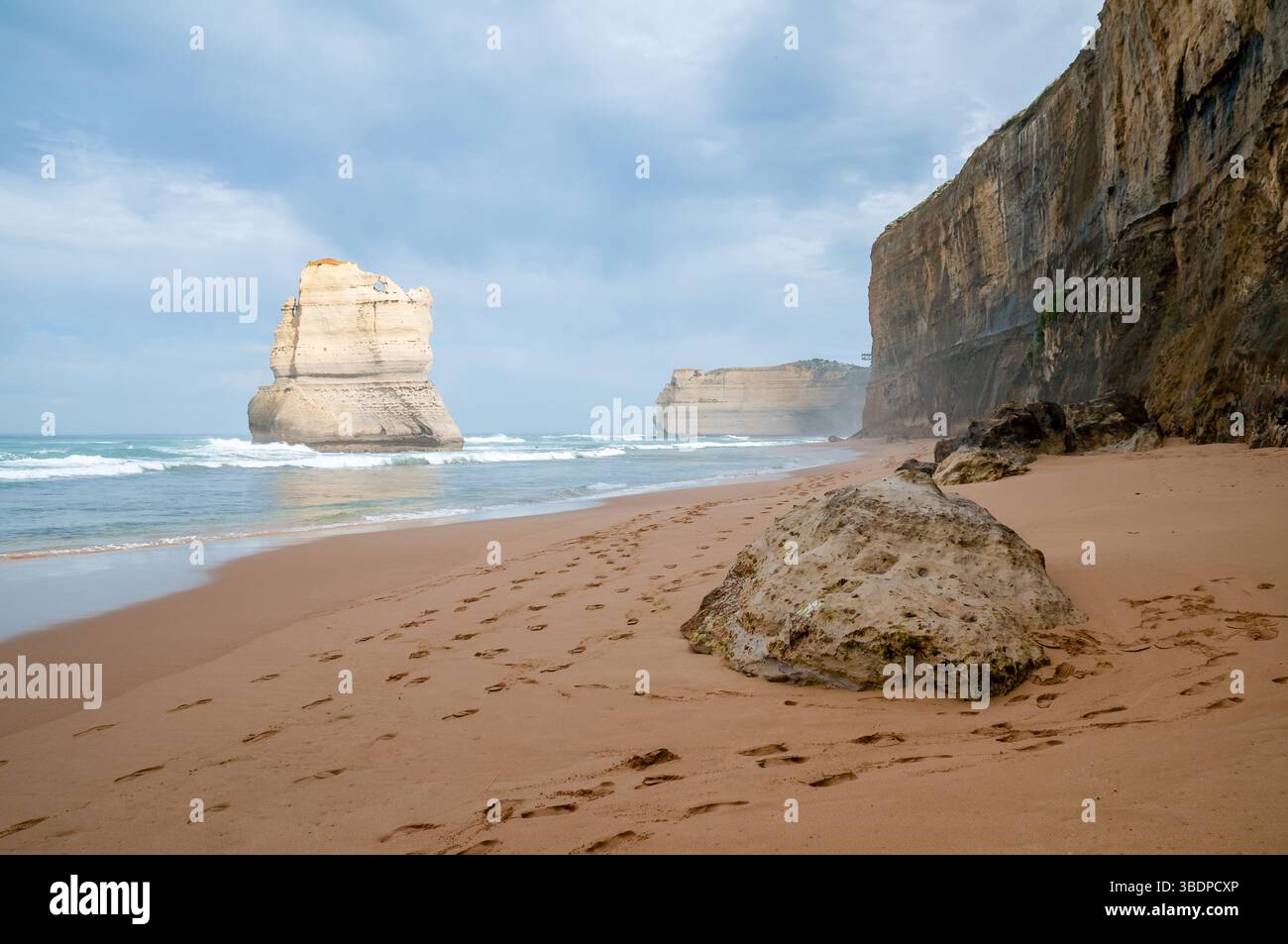 rock formations, Gibson Beach, Port Campbell National Park, Great Ocean Road, Australia Stock Photo