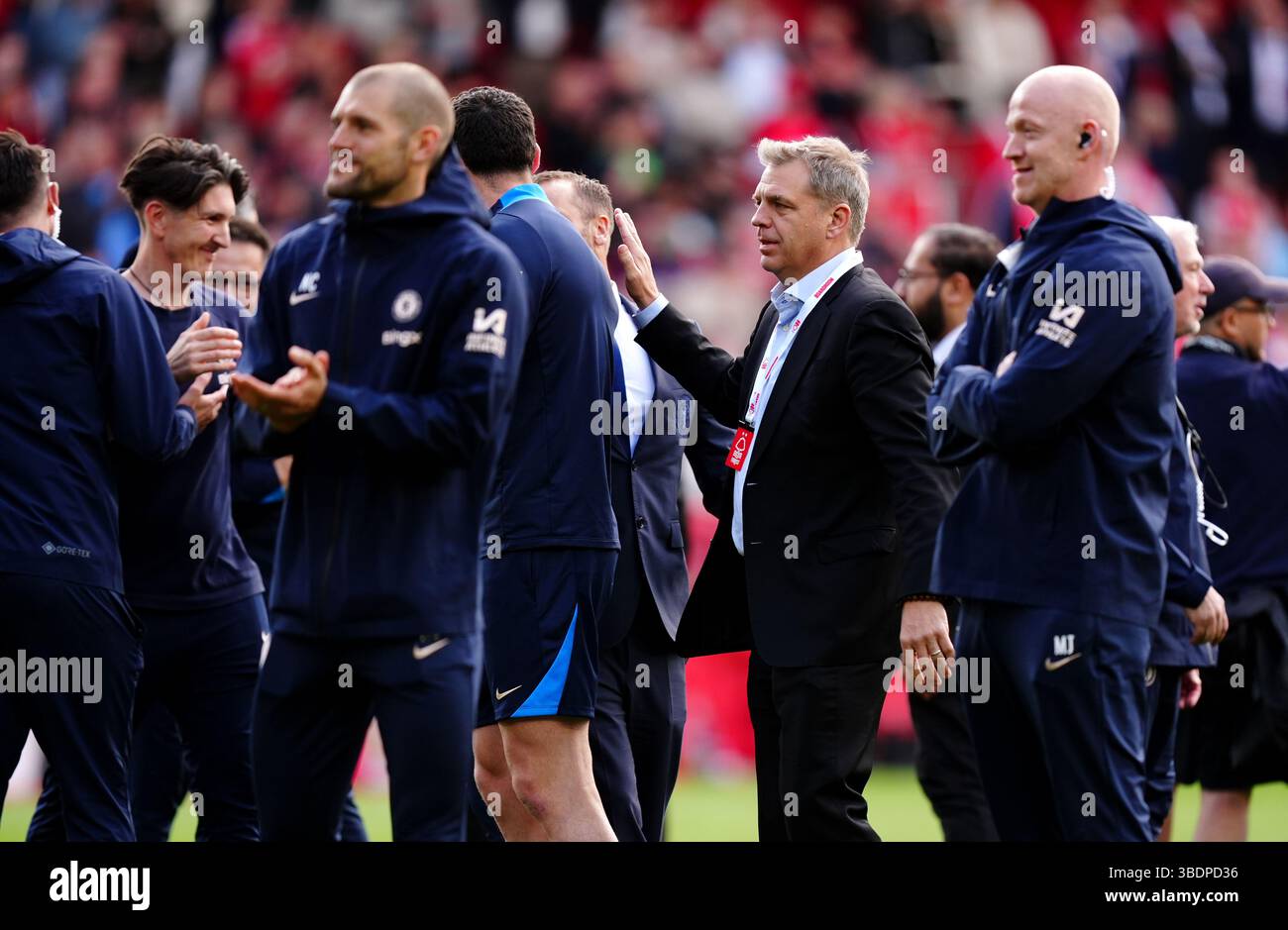 Chelsea owner Todd Boehly following the Premier League match at the ...