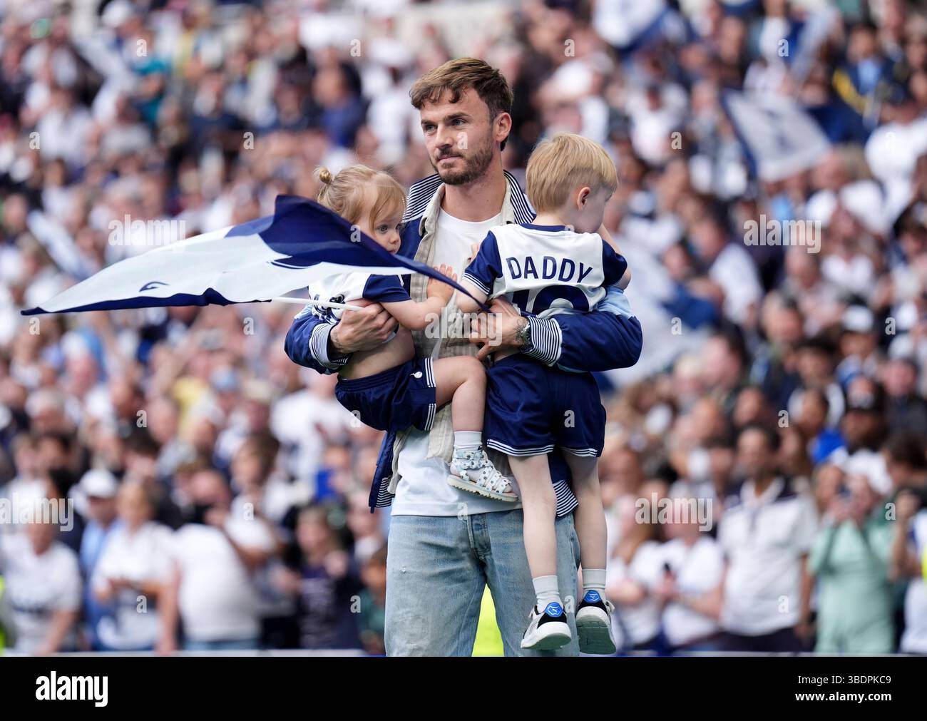 Tottenham Hotspur s James Maddison On The Pitch With His Family After tottenham-hotspur-s-james-maddison-on-the-pitch-with-his-family-after
