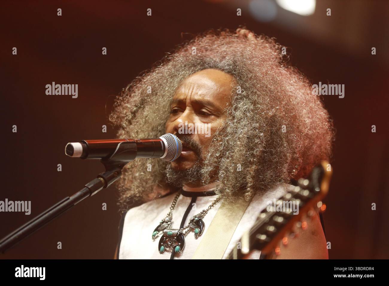 salvador, bahia, brazil - may 7, 2025: singer and composer Chico Cesar ...