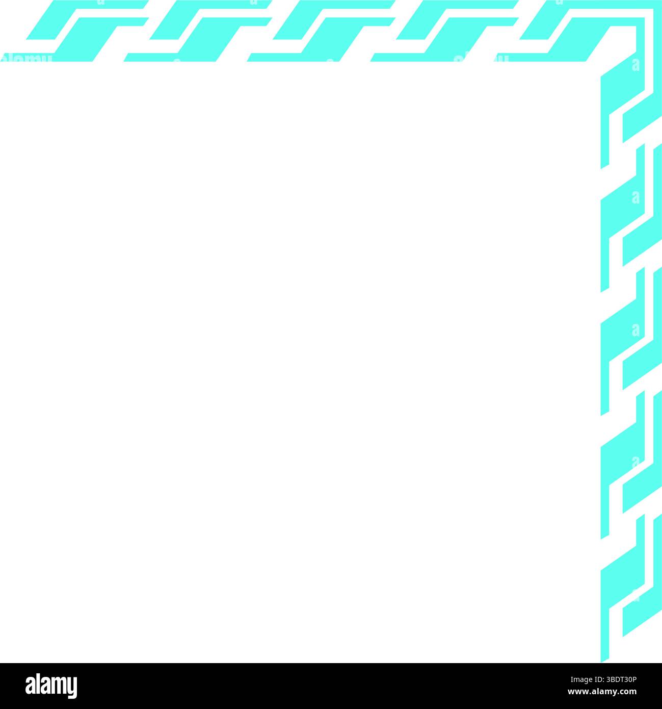 Y2K Retro Flat Frame Stock Vector