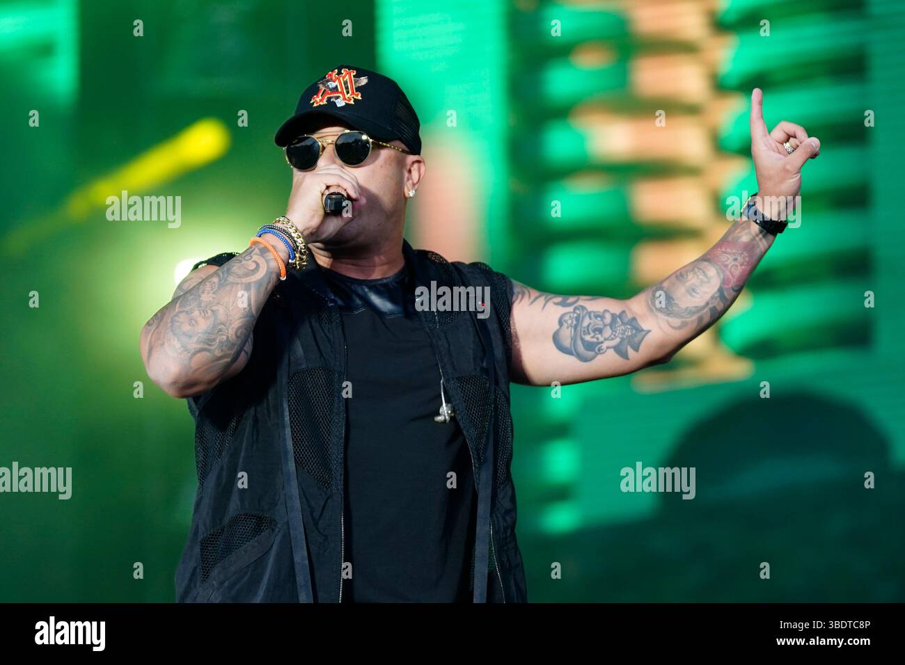Wizin Rapper Wisin performs at 2025 Suenos Music Festival on Sunday, May 25, 2025 ...