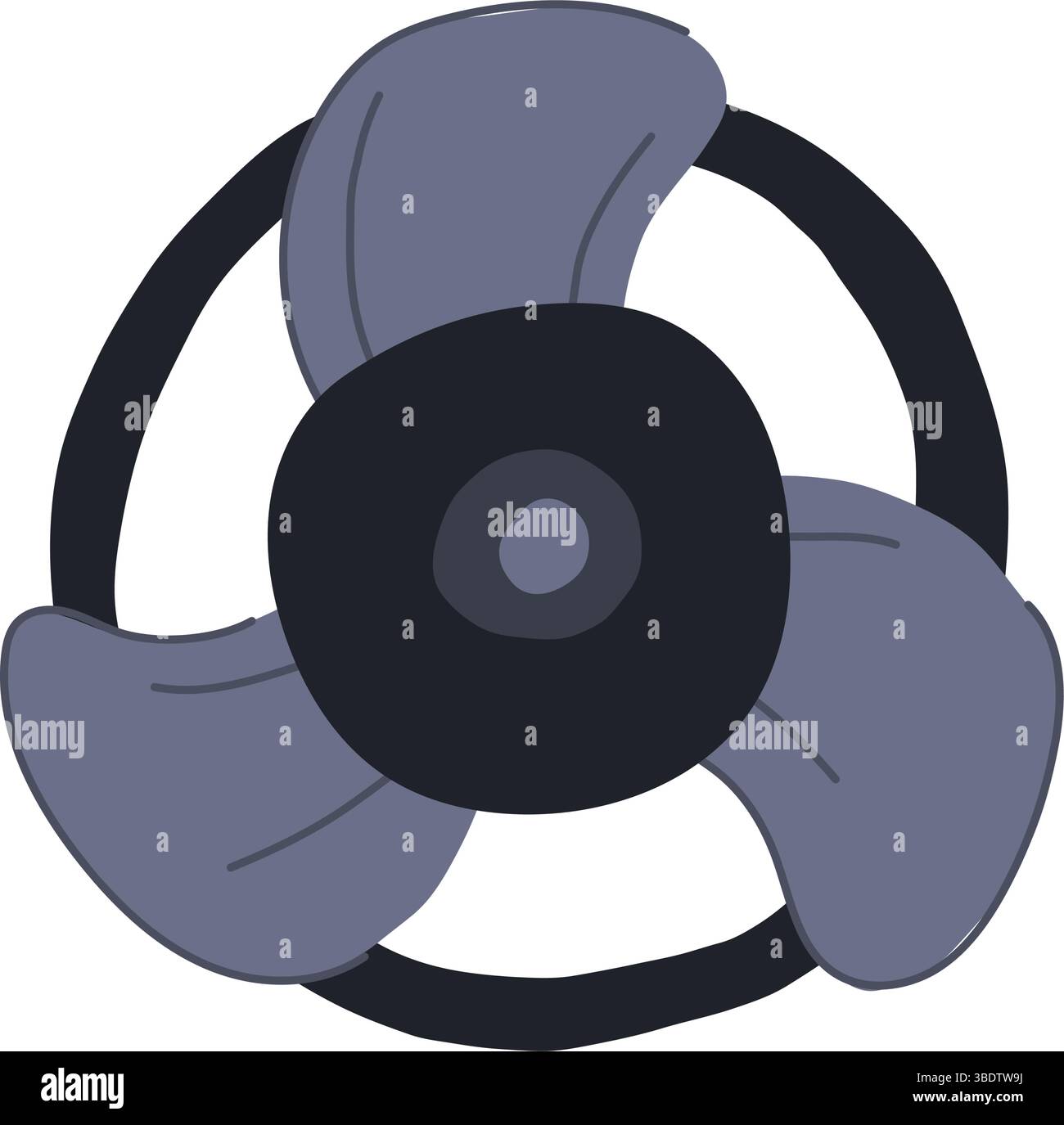 speed cooling fan cartoon vector illustration Stock Vector Image & Art ...