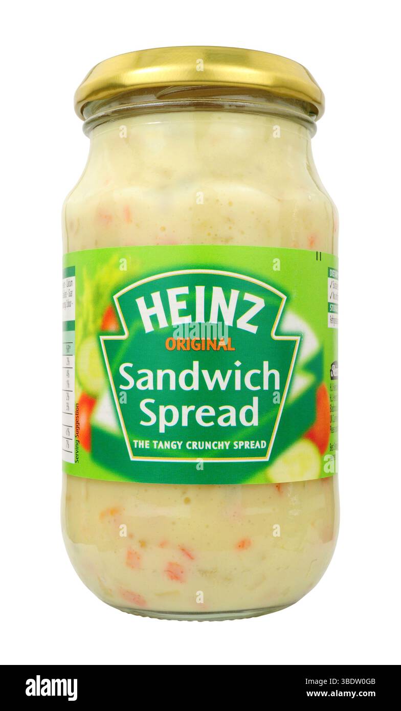 Heinz original sandwich spread in a 300g glass jar Stock Photo