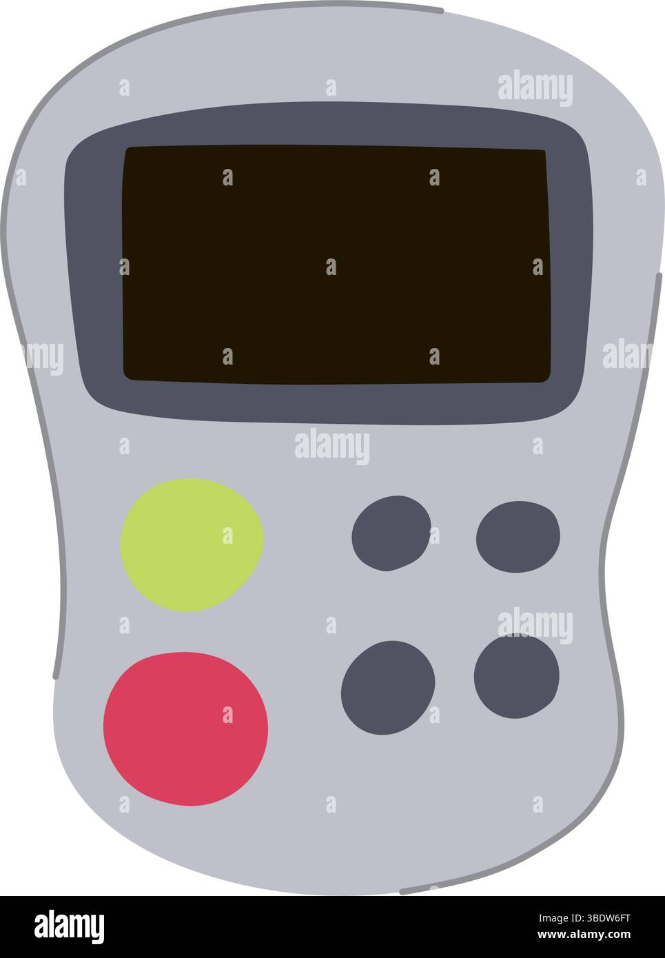 data voting clicker cartoon vector illustration Stock Vector Image ...