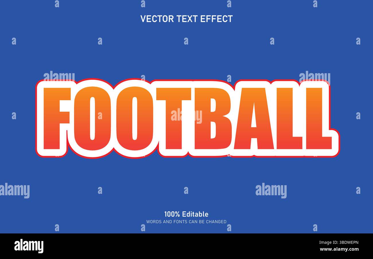 football text effect Stock Vector Image & Art - Alamy