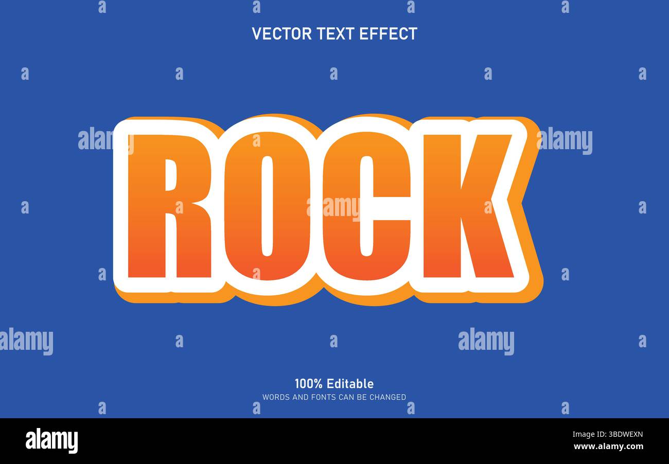 Editable Text effect Stock Vector Image & Art - Alamy