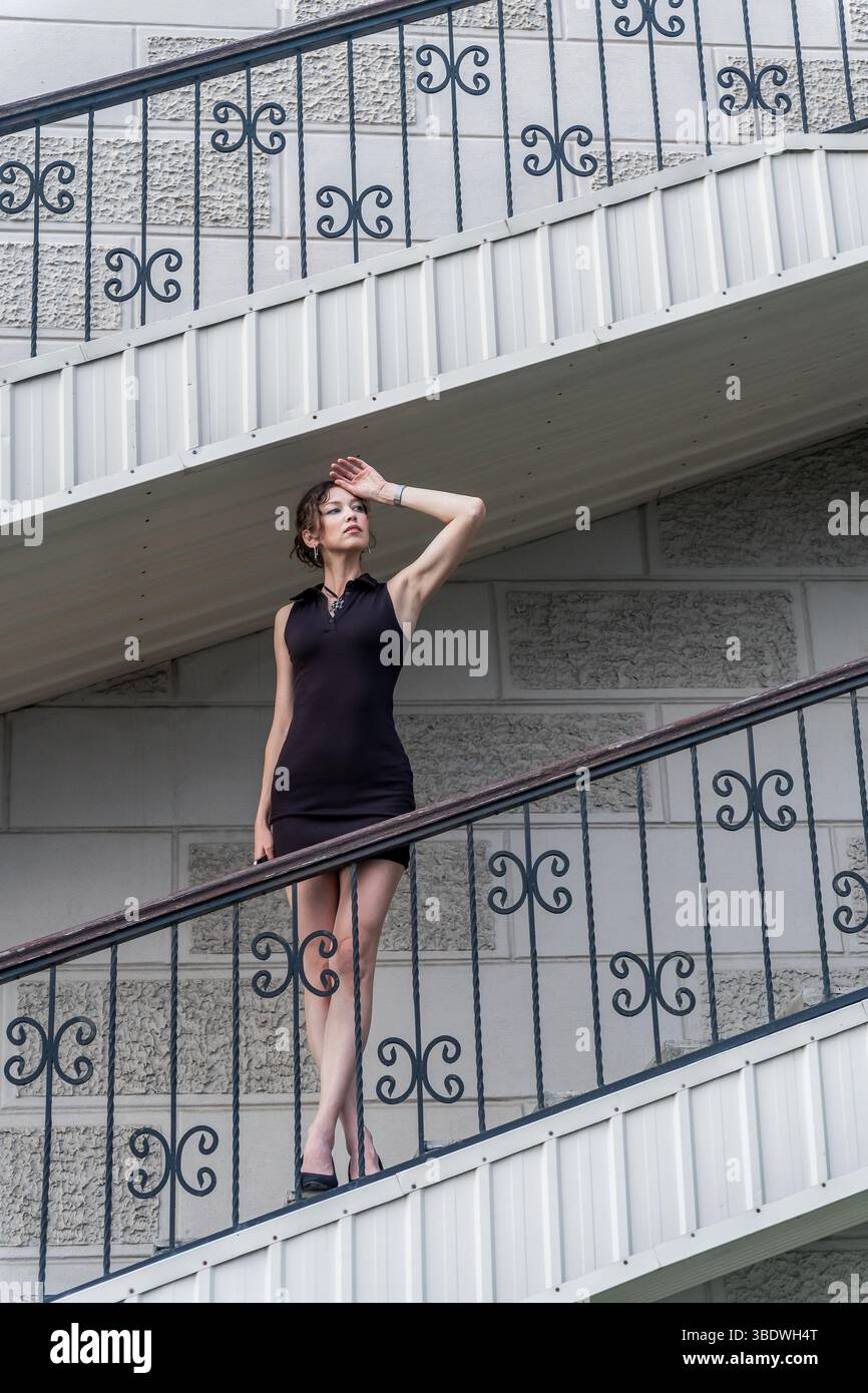 Attractive model in bodycon dress hi-res stock photography and images -  Alamy
