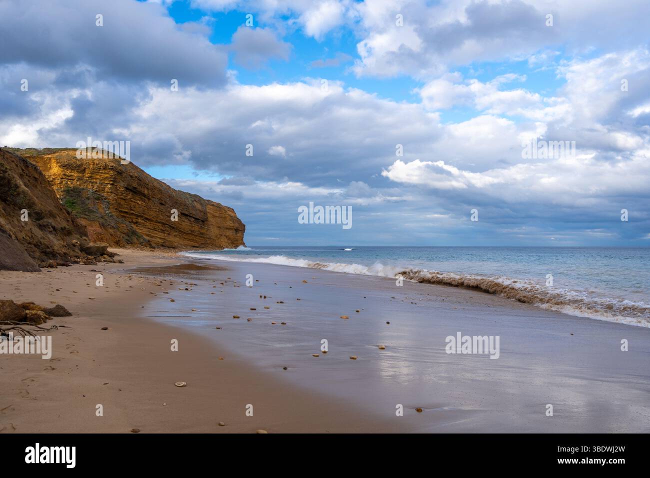 Bells Beach at Aireys Inlet, on the Great Ocean Road in Australia ...