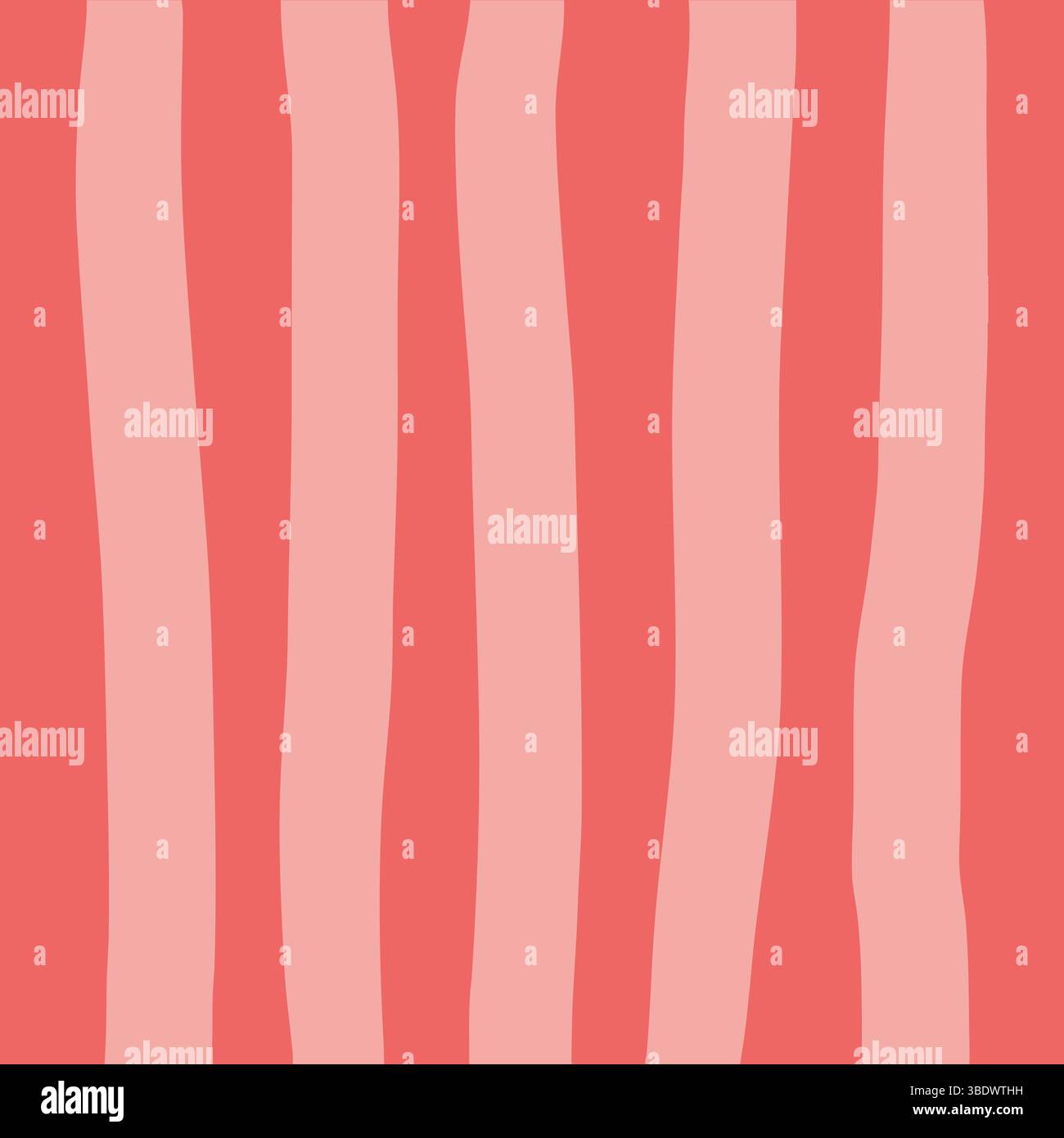 Abstract coral and pink stripes design, creating a modern aesthetic Stock Vector