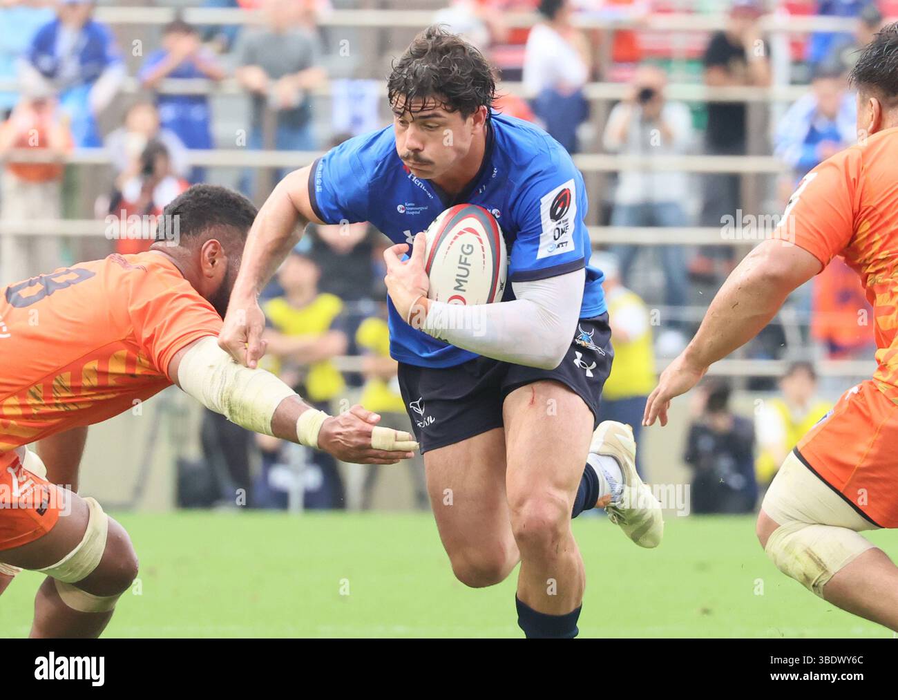 Tokyo, Japan. 25th May, 2025. Saitama Panasonic Wild Knights center ...