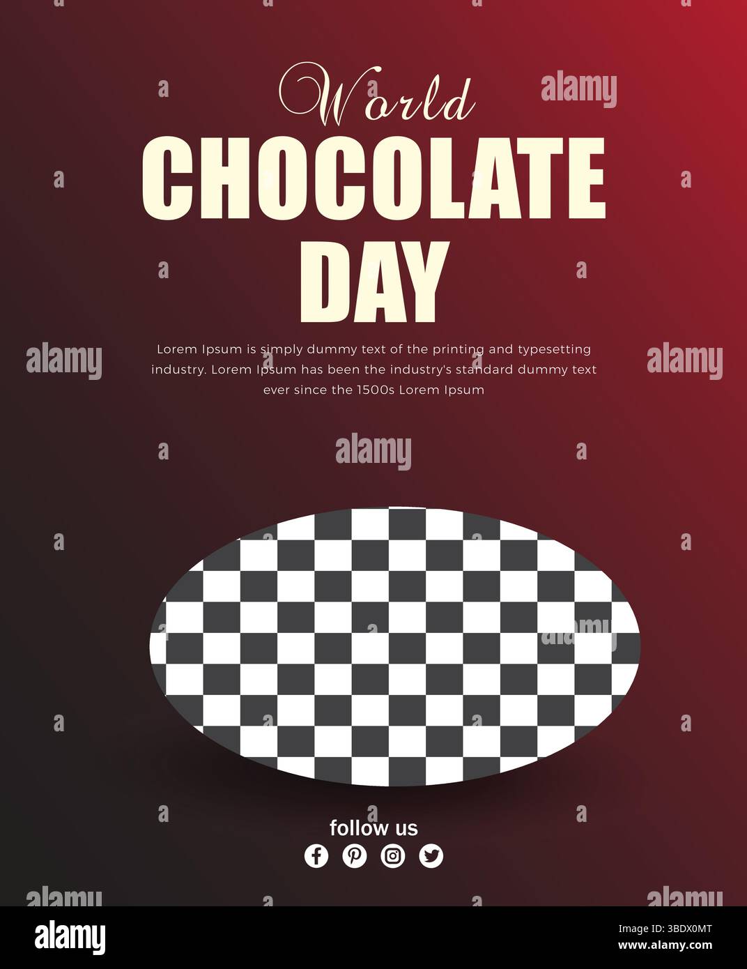 World chocolate day Stock Vector