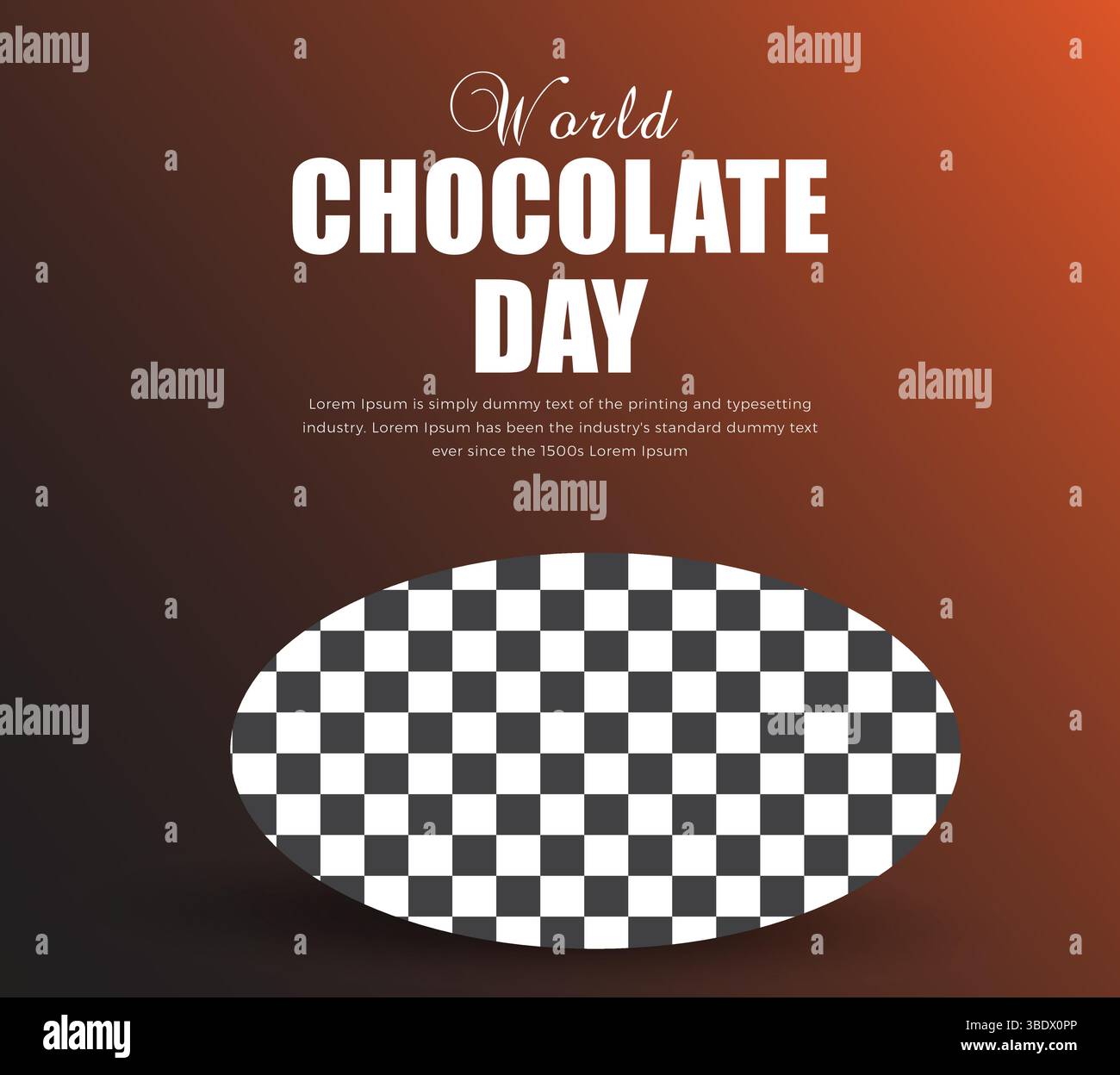 World chocolate day Stock Vector