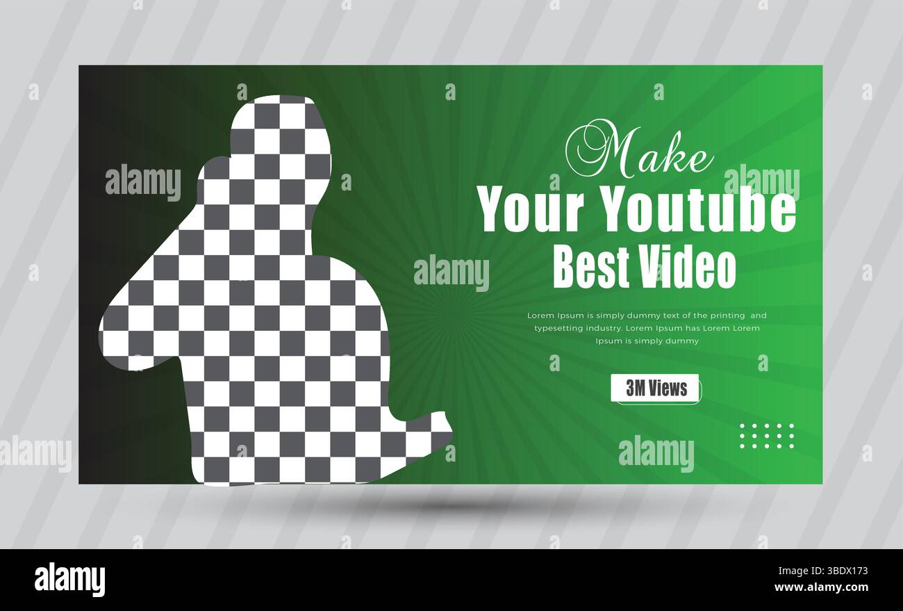 Youtube thumbnail design Stock Vector Image & Art - Alamy