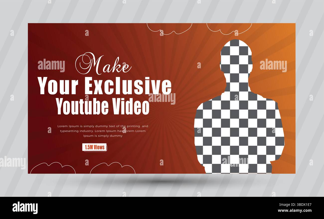 Youtube thumbnail design Stock Vector Image & Art - Alamy
