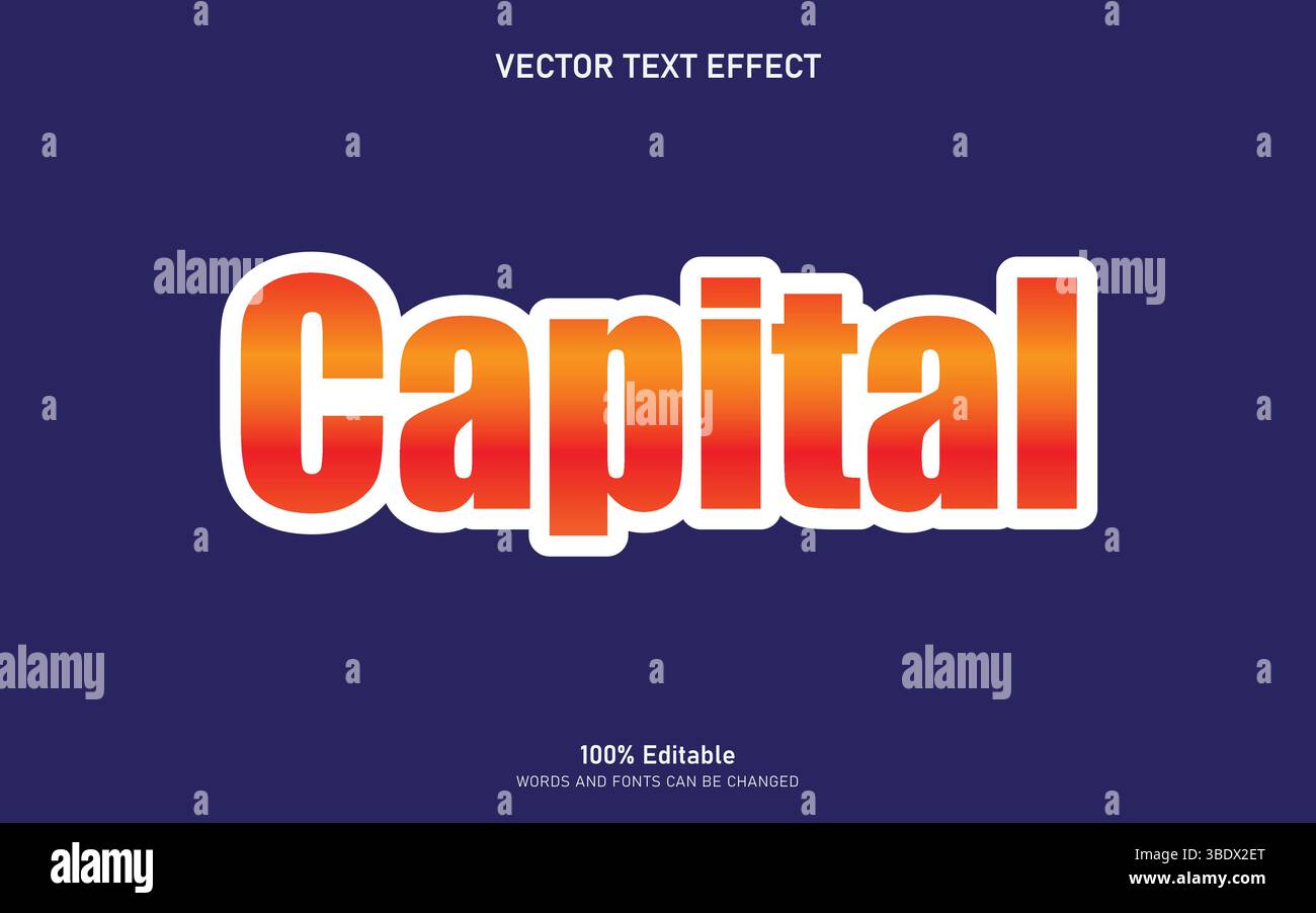 Capital letter colorful 3d Stock Vector Images - Alamy