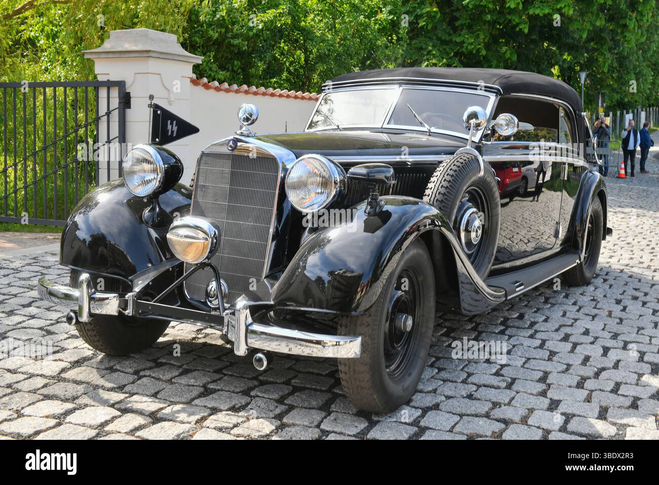 Panenske Brezany, Czech Republic. 24th May, 2025. A repaired car ...