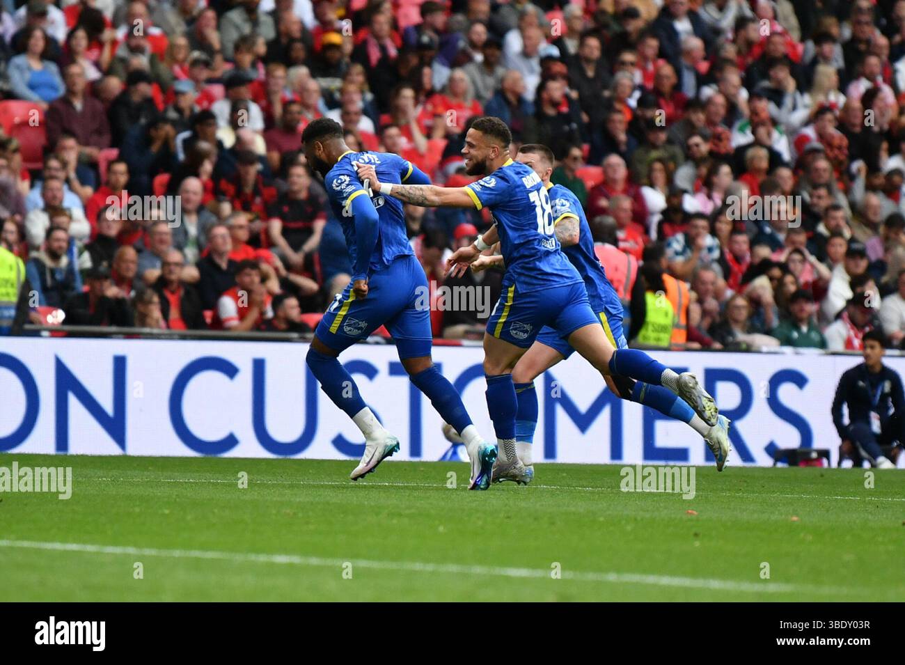 London England 26th May 2025 Myles Hippolyte Celebrates After 