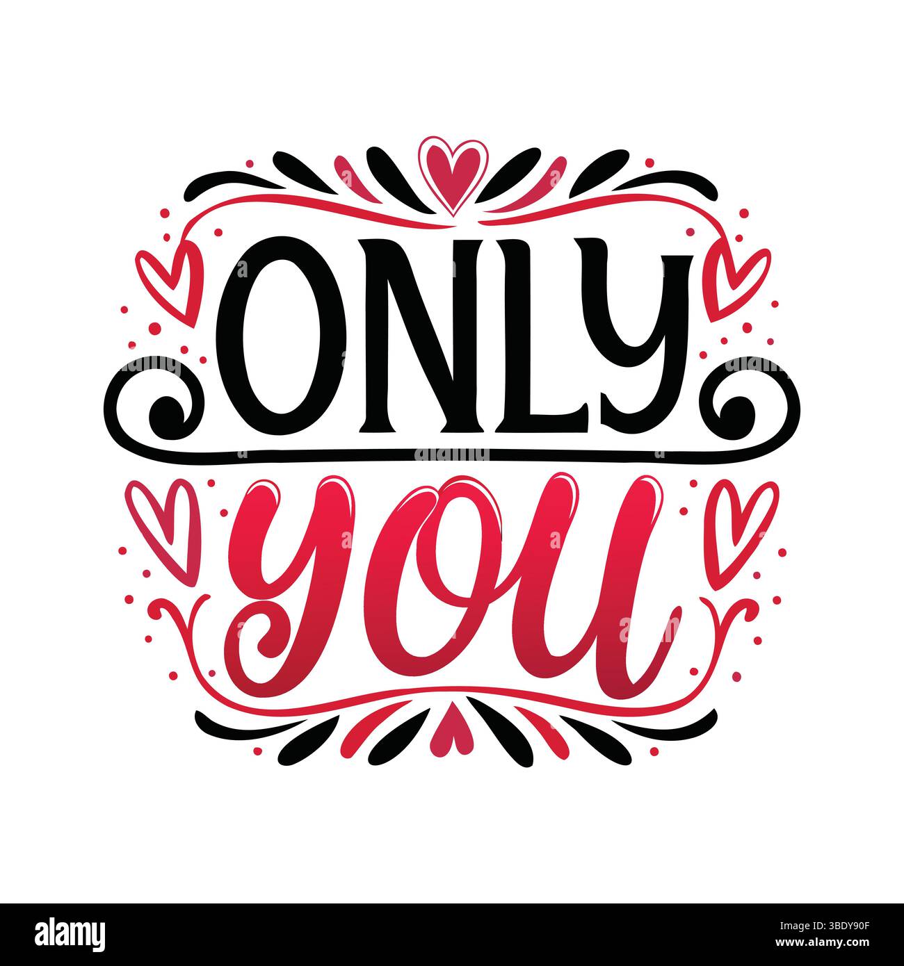 Valentine’s Day Love-Themed Collection Vector Artwork, Badge, and Decorative Elements Stock Vector